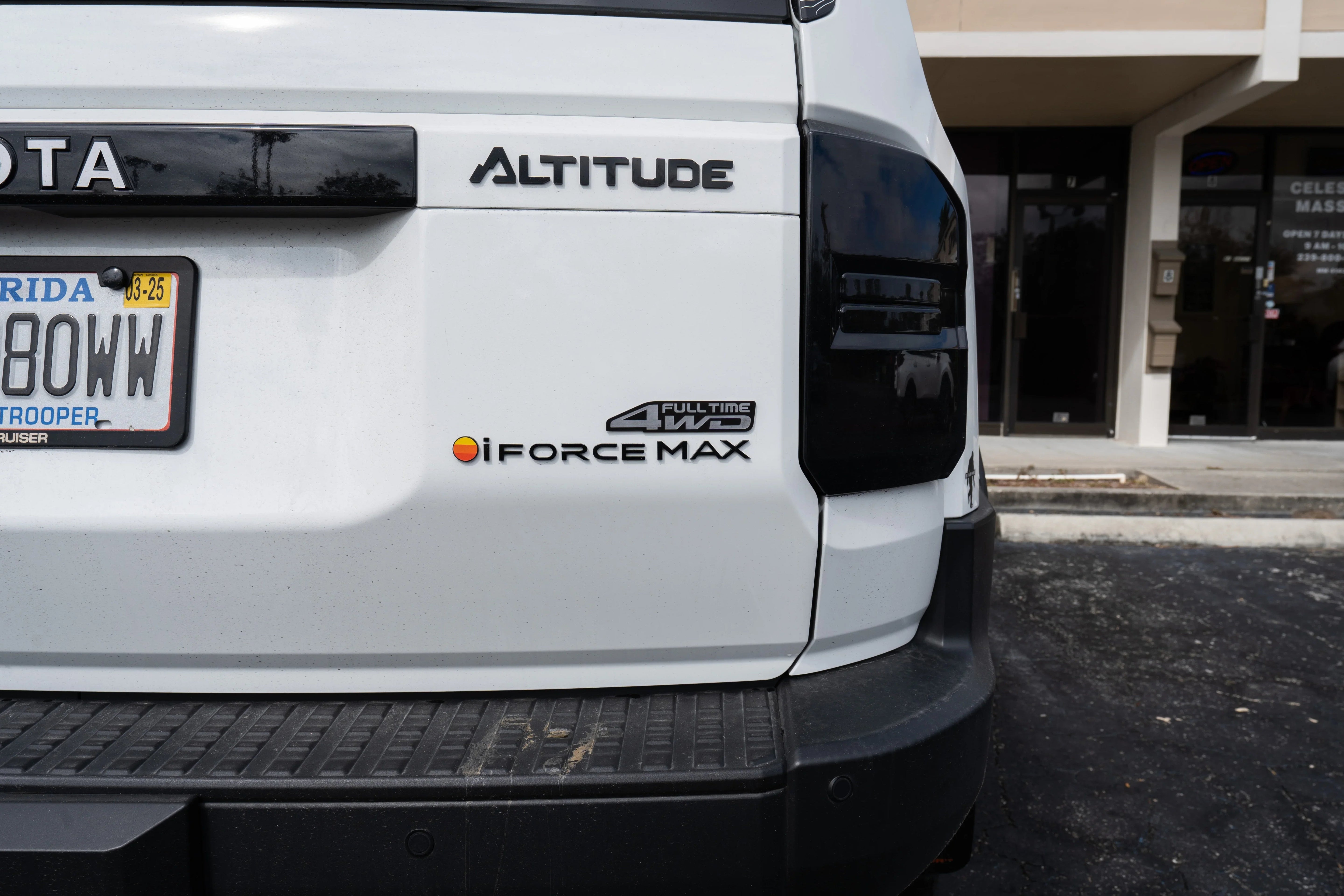 Full Time 4WD Two Color Acrylic Emblem - 2024+ Land Cruiser / GX 550 / 2025+ 4Runner Limited