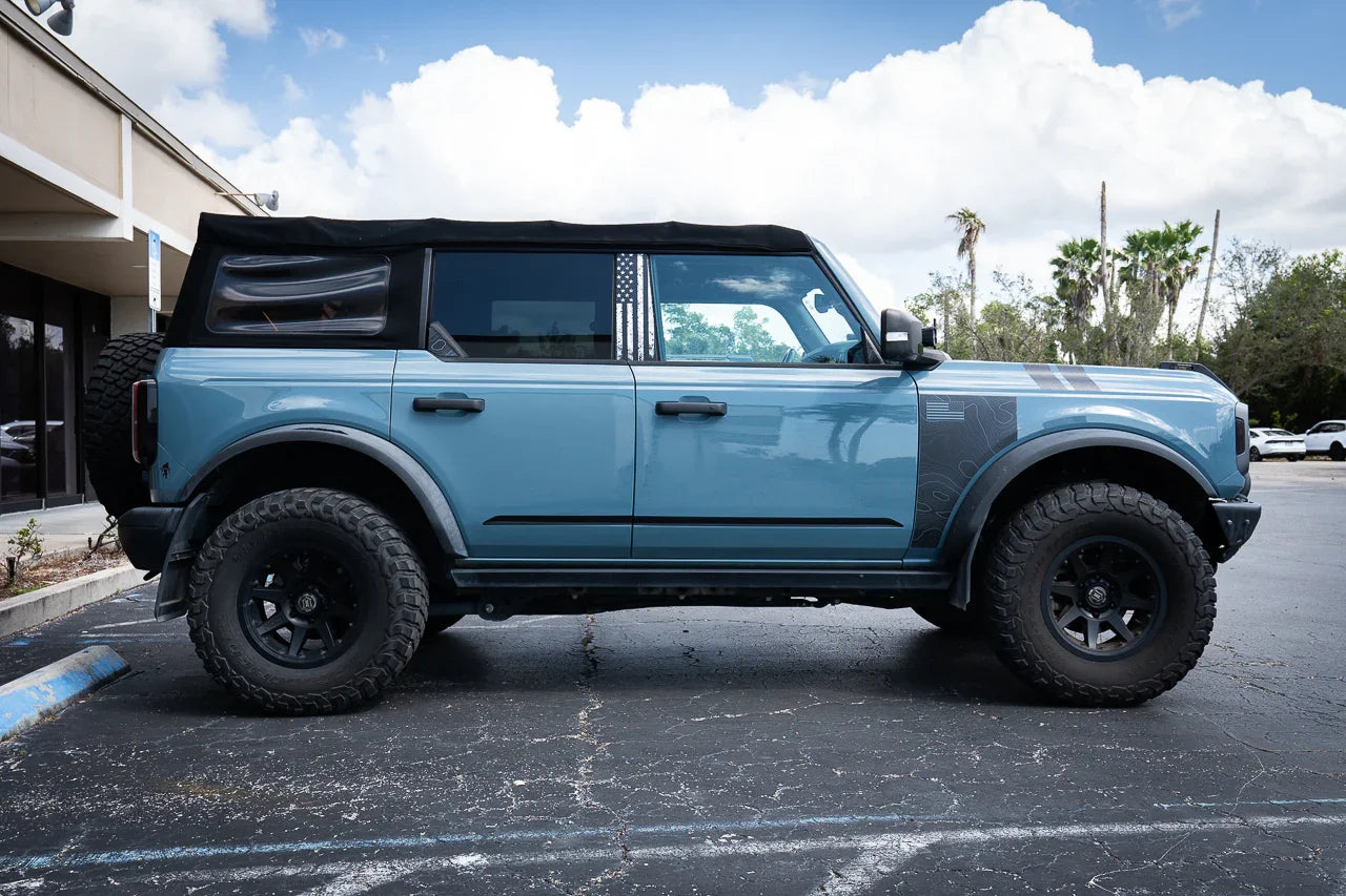 Solid Color Lower Door Spear Stripe Kit - 2021+ Bronco 4 Door