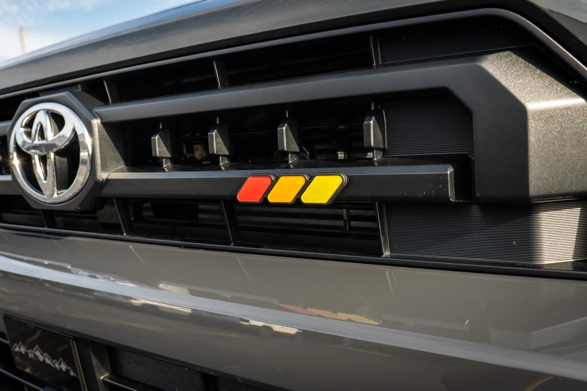 Tri Color TRD Style Grille Emblem - 2025+ 4Runner