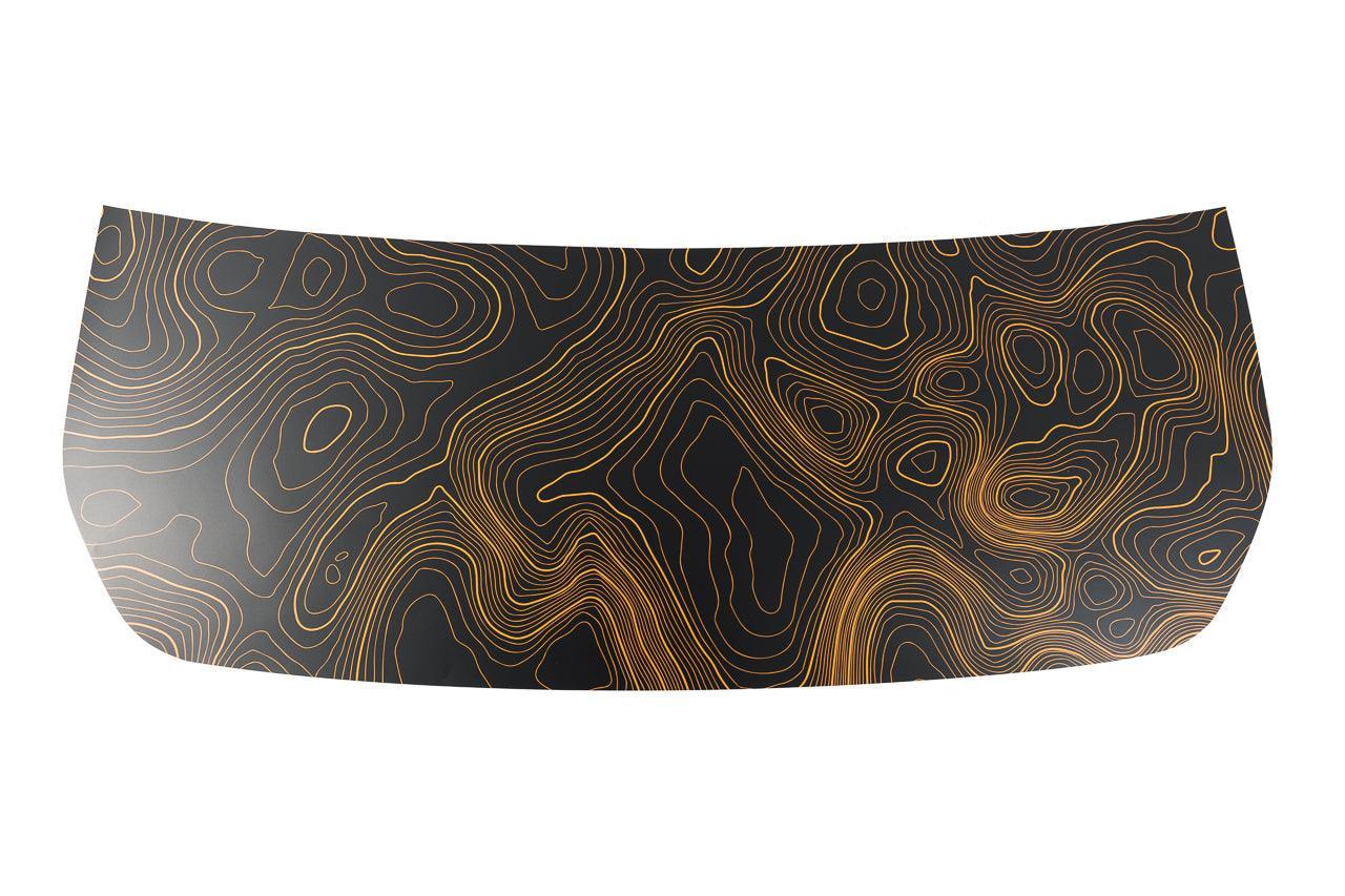 Stealth Topographic Map Hood Overlay (Printed Series) - 2021+ Bronco