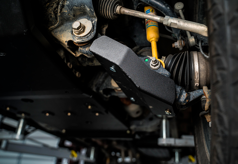 Cali Raised LED Lower Control Arm Skid Plate For 2007-2014 Toyota FJ Cruiser