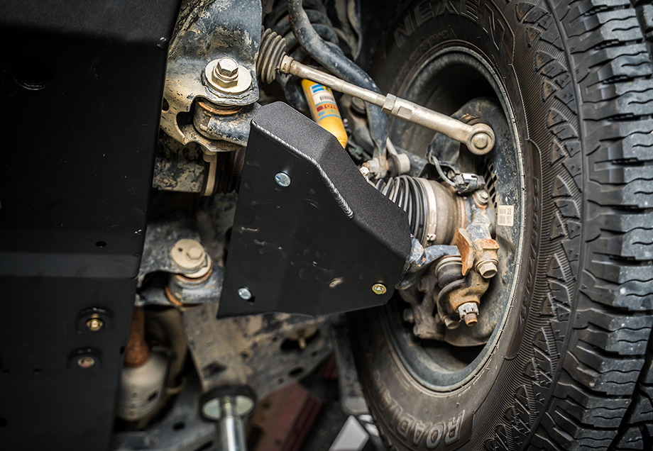 Cali Raised LED Lower Control Arm Skid Plate For 2007-2014 Toyota FJ Cruiser