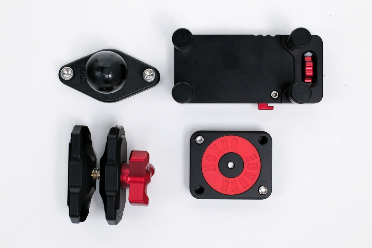 Hondo Garage Knuckle phone mount bundle for universal fit