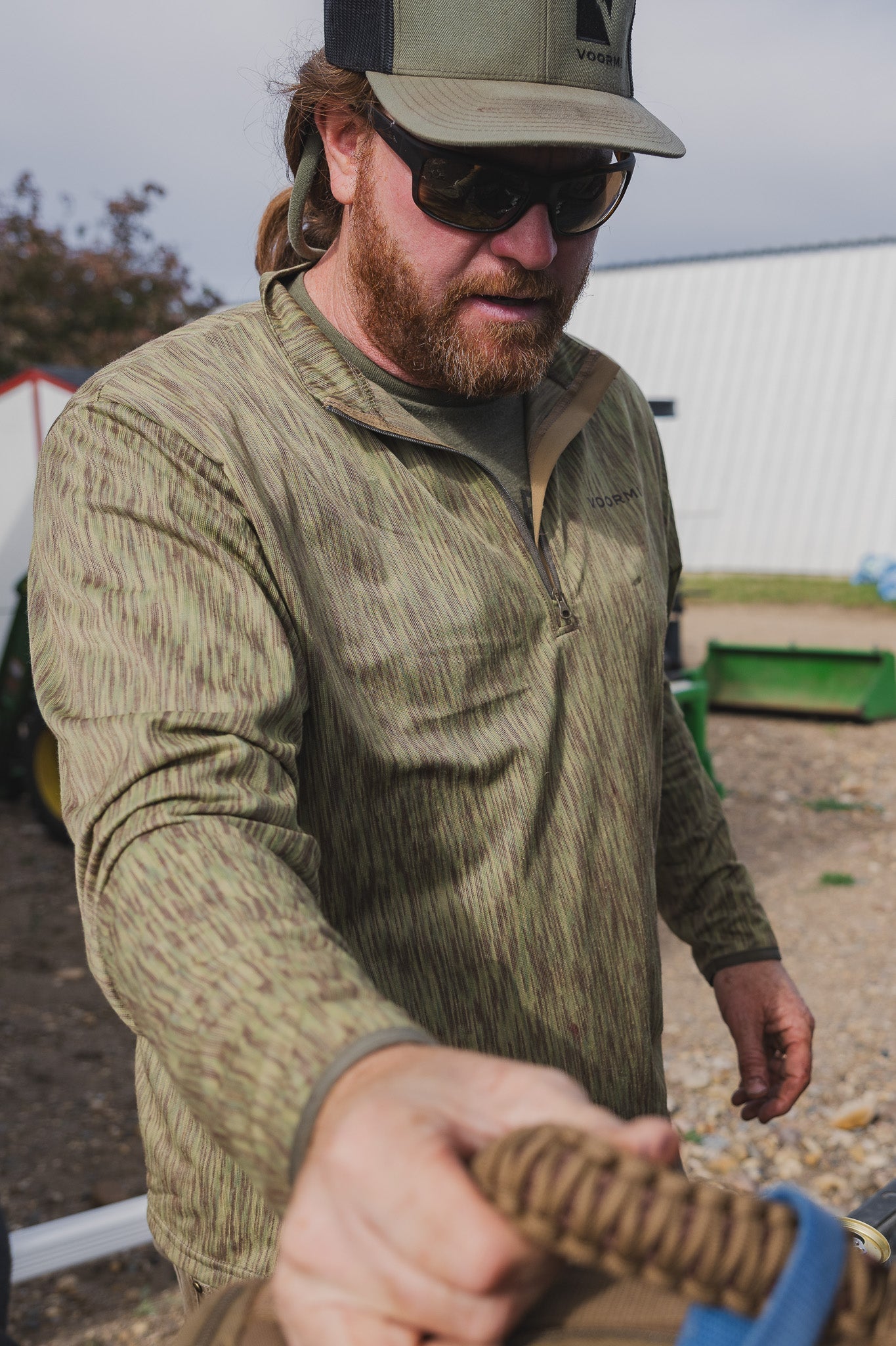 Cuello alto con cremallera de 1/4 Voormi