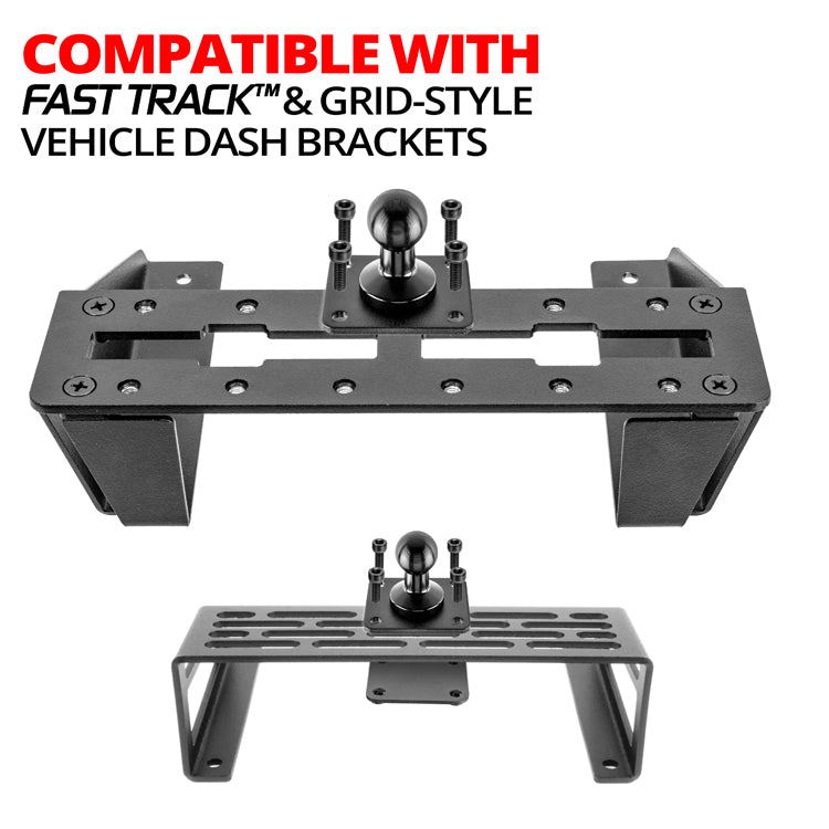 Tackform AMPS pattern 4-hole drill base mount with 20mm ball, universal fit
