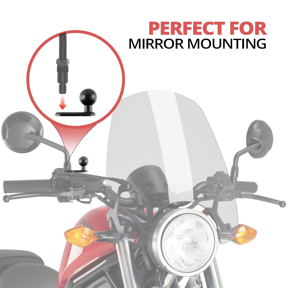 Tackform pinch bolt mount rubber ball for universal fit