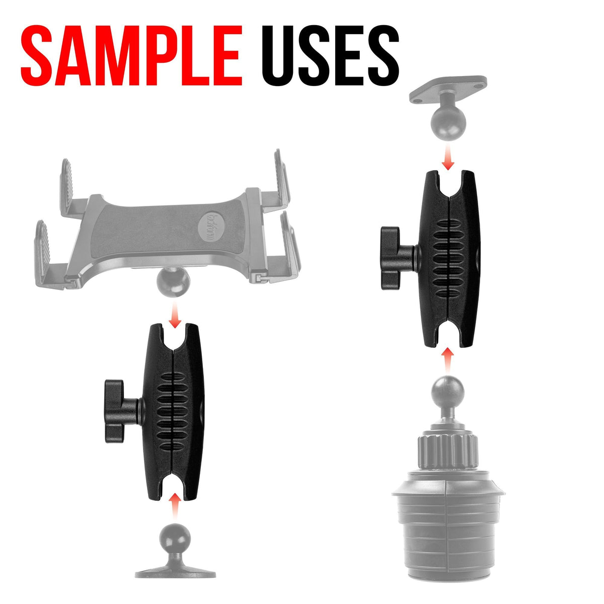 Tackform 3.75" composite arm for universal fit