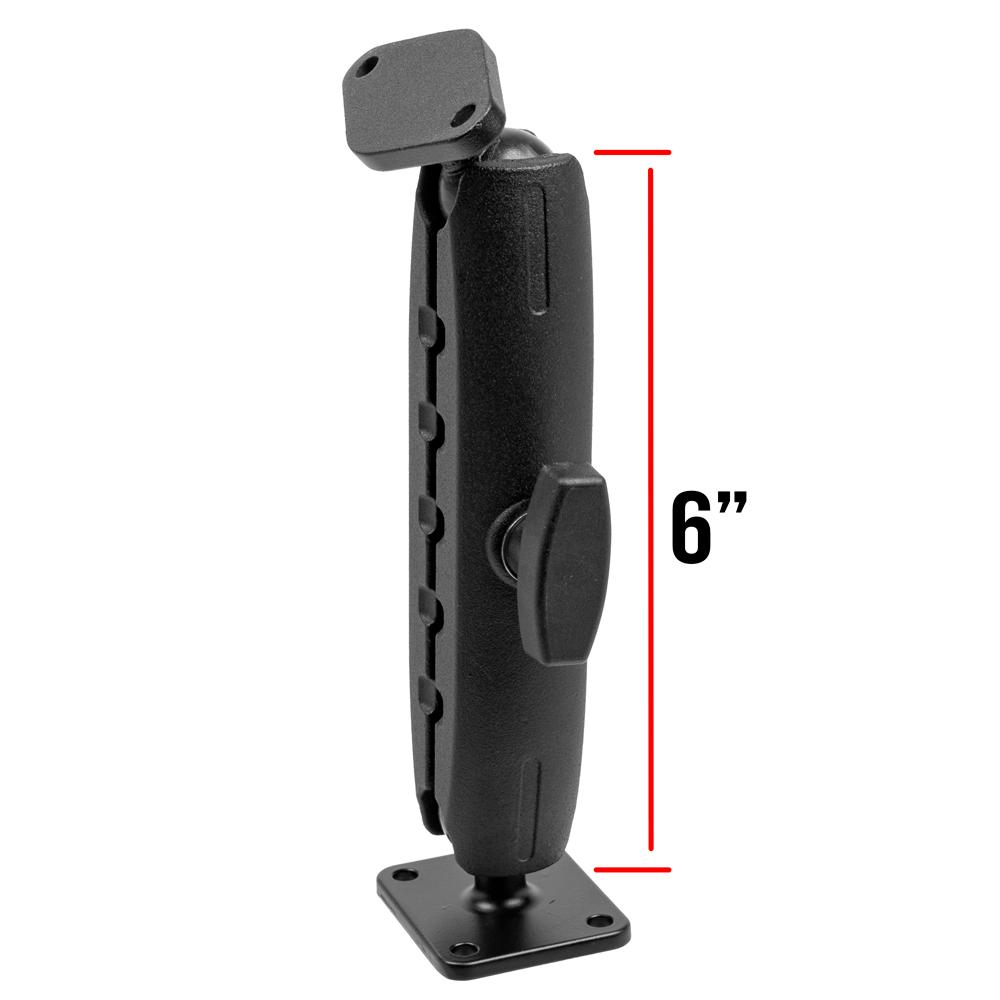Tackform diamond AMPS 2 hole mount with 6 inch aluminum arm for universal fit