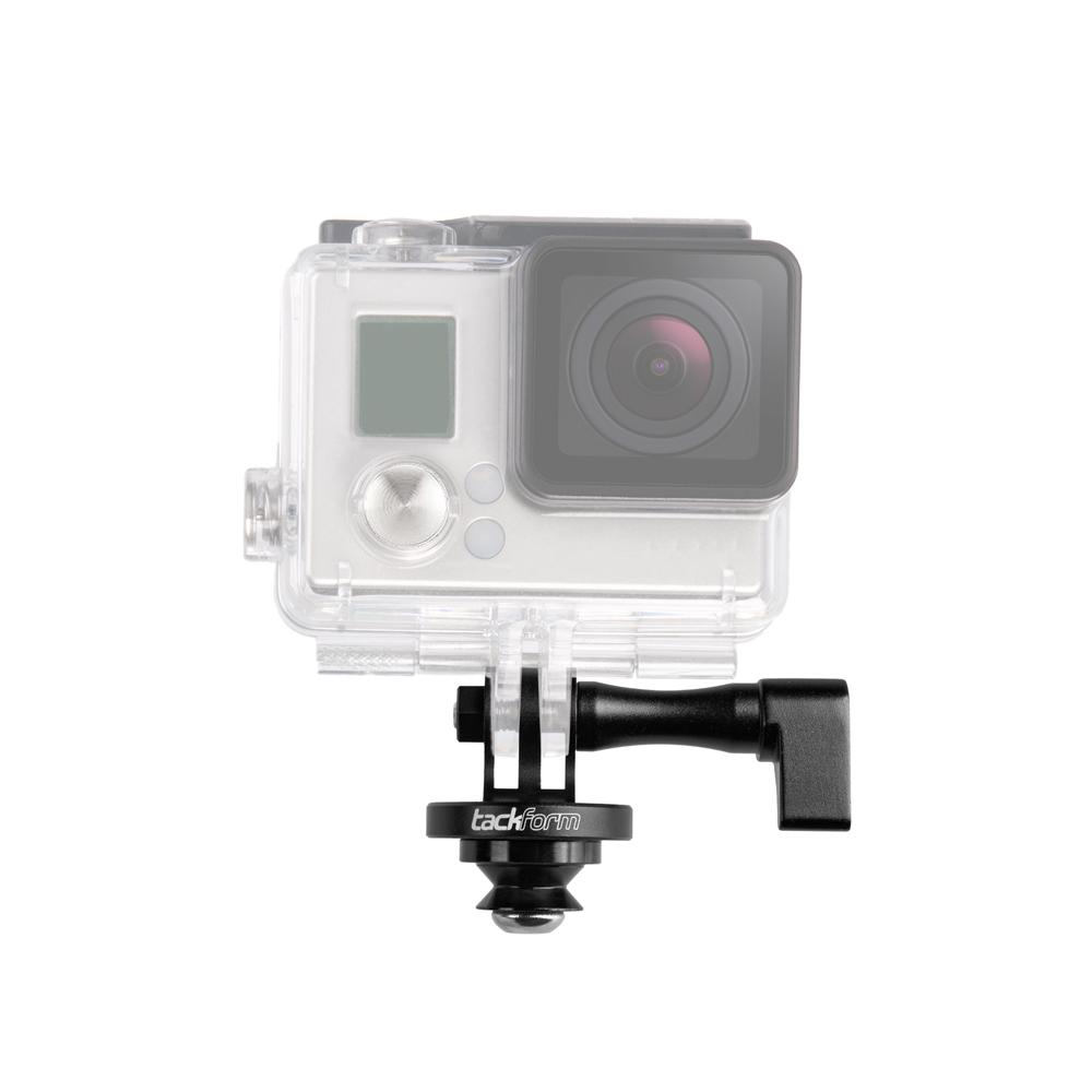 Tackform action camera flange holder for universal fit