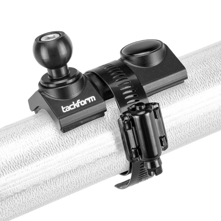 Tackform adjustable roll cage bar mount with 20mm ball and flange for universal fit