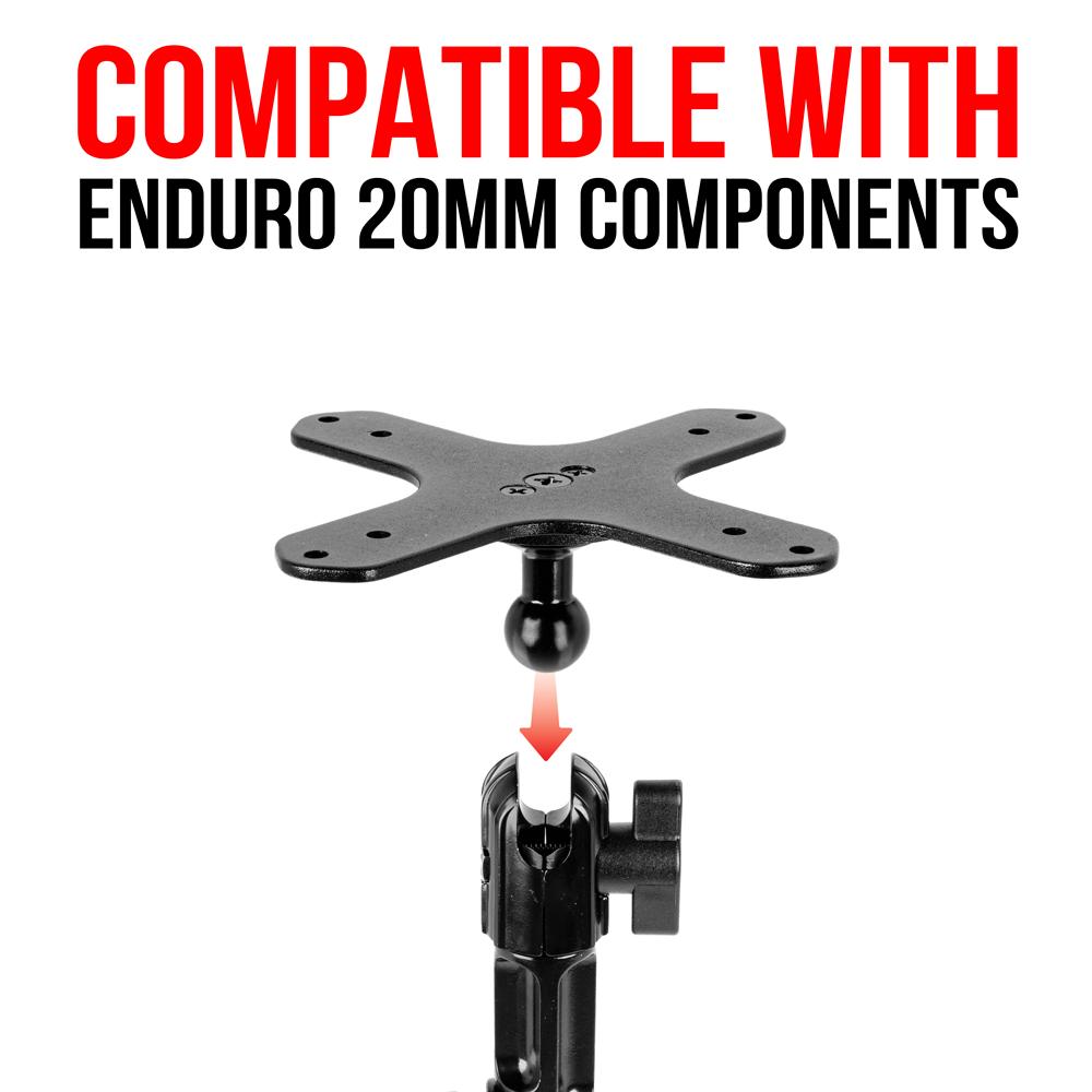 Tackform Enduro drill base AMPS mount with VESA holder for universal fit