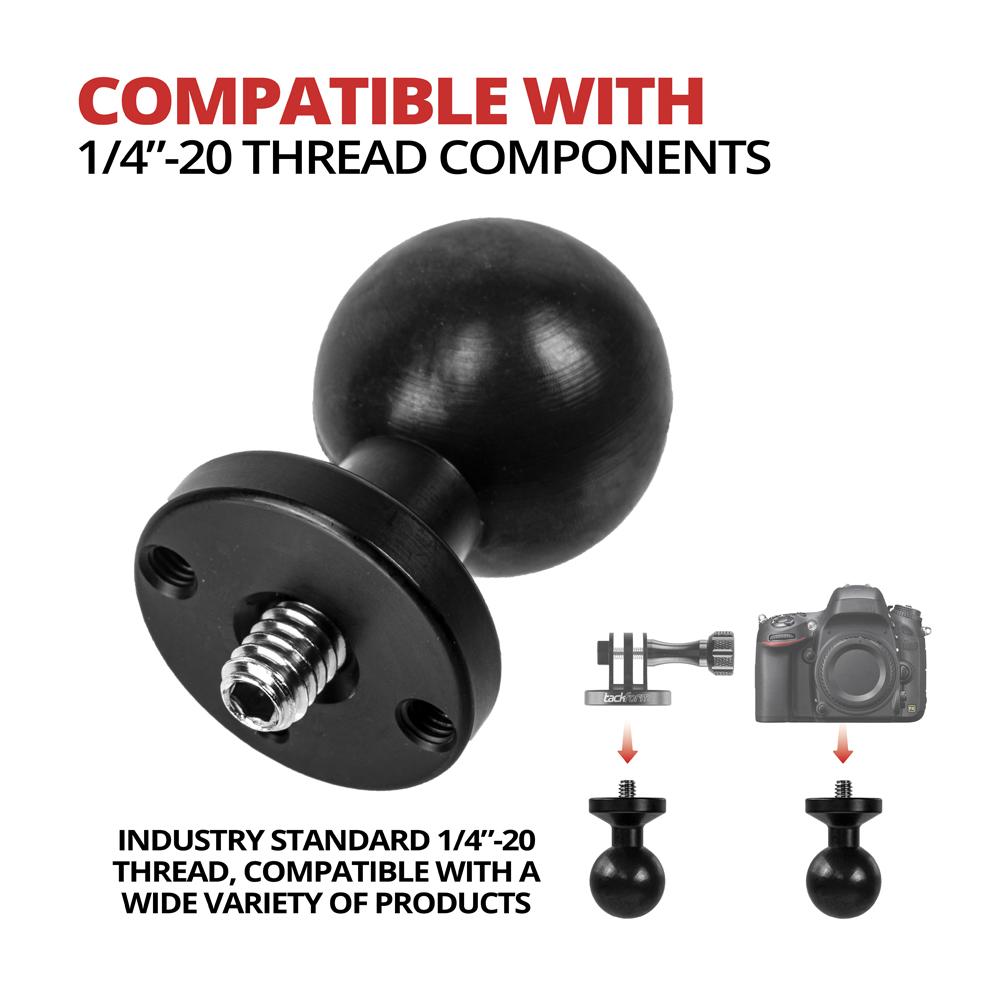 Tackform 1 inch B-sized camera mounting adapter for universal fit