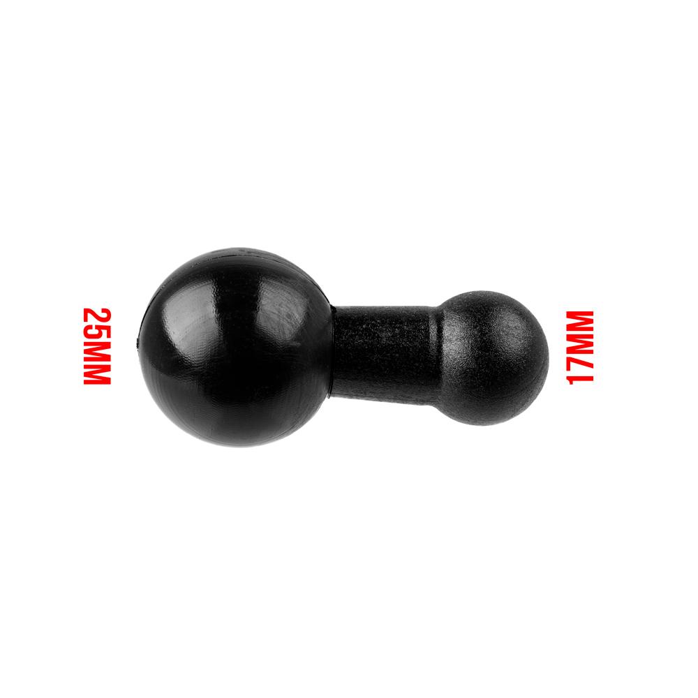 Tackform 17mm to 25mm ball adapter arm for universal fit