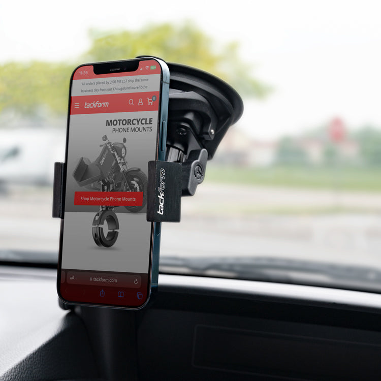Tackform Quick Grip AMPS suction cup base for universal fit