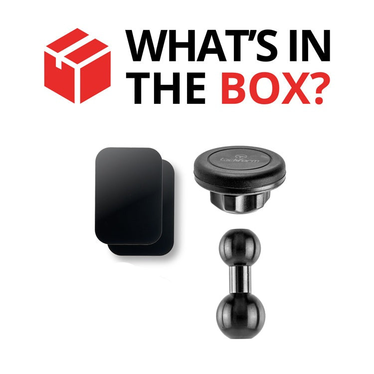Tackform universal magnetic phone holder with 20mm ball for universal fit