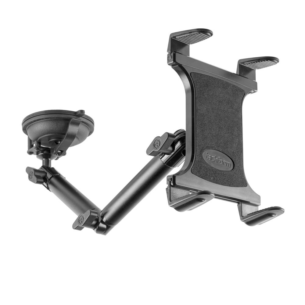 Tackform suction cup tablet holder with 12.5 inch arm for universal fit
