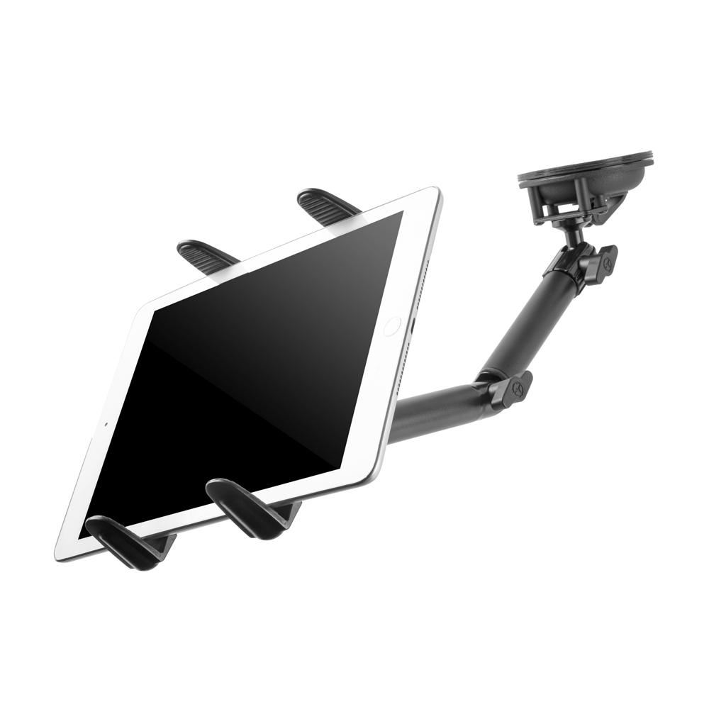 Tackform suction cup tablet holder with 12.5 inch arm for universal fit
