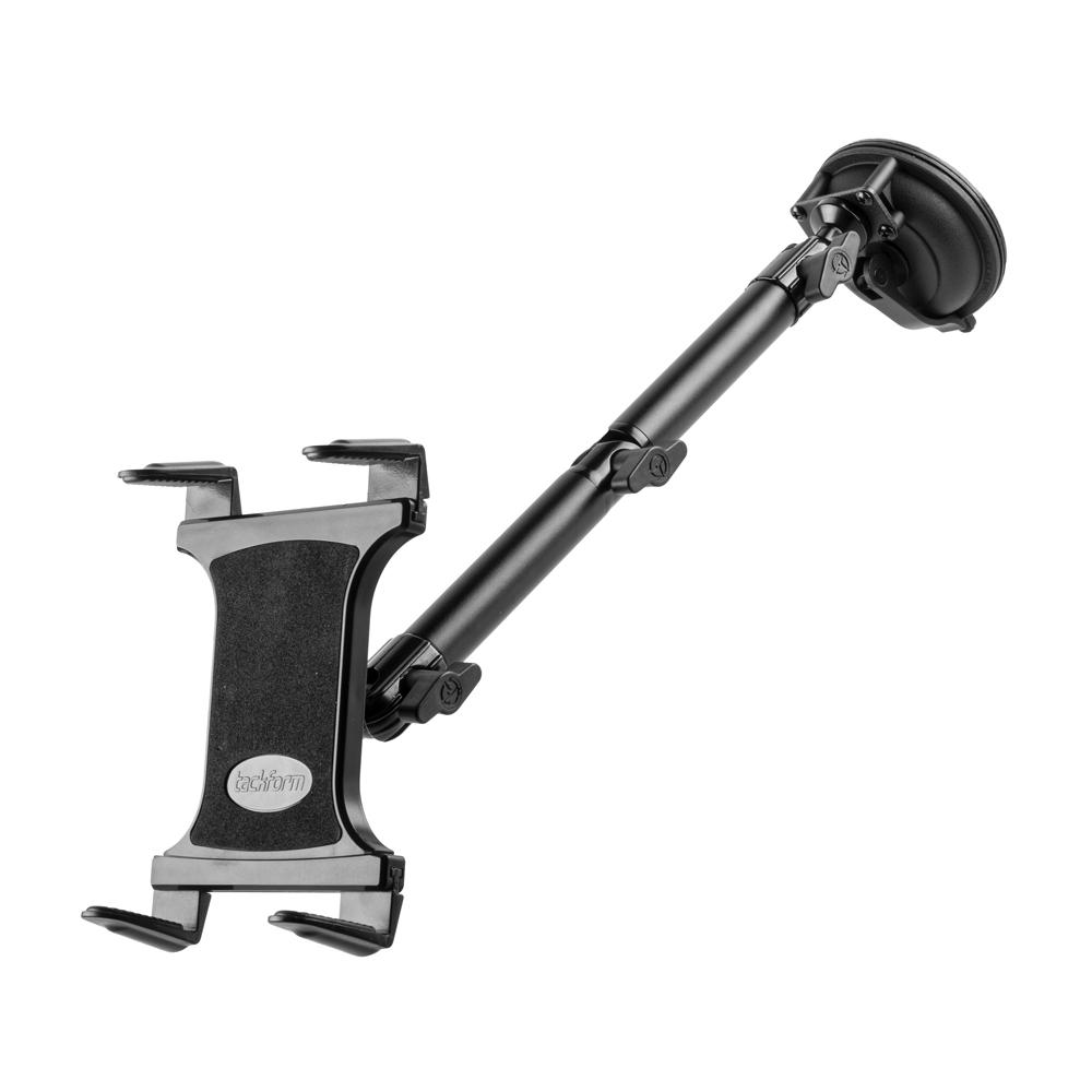 Tackform suction cup tablet holder with 12.5 inch arm for universal fit