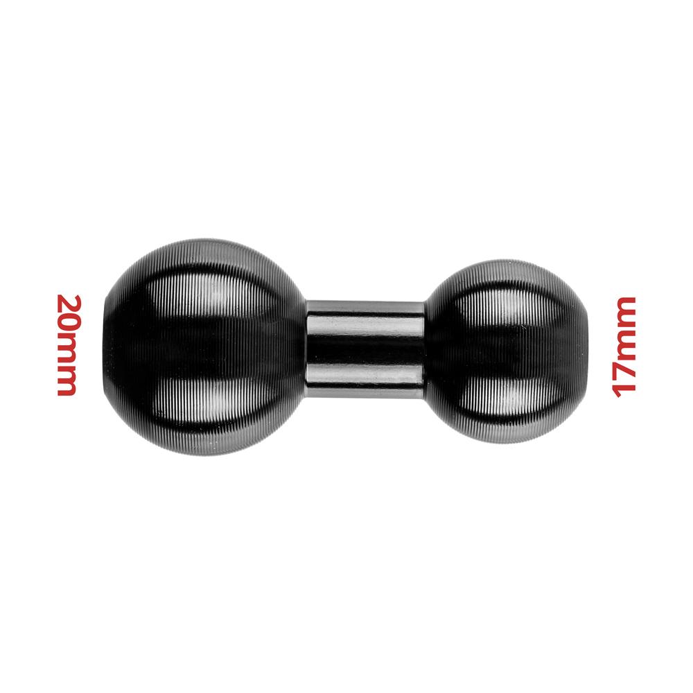 Tackform 20mm to 17mm double ball adapter for universal fit
