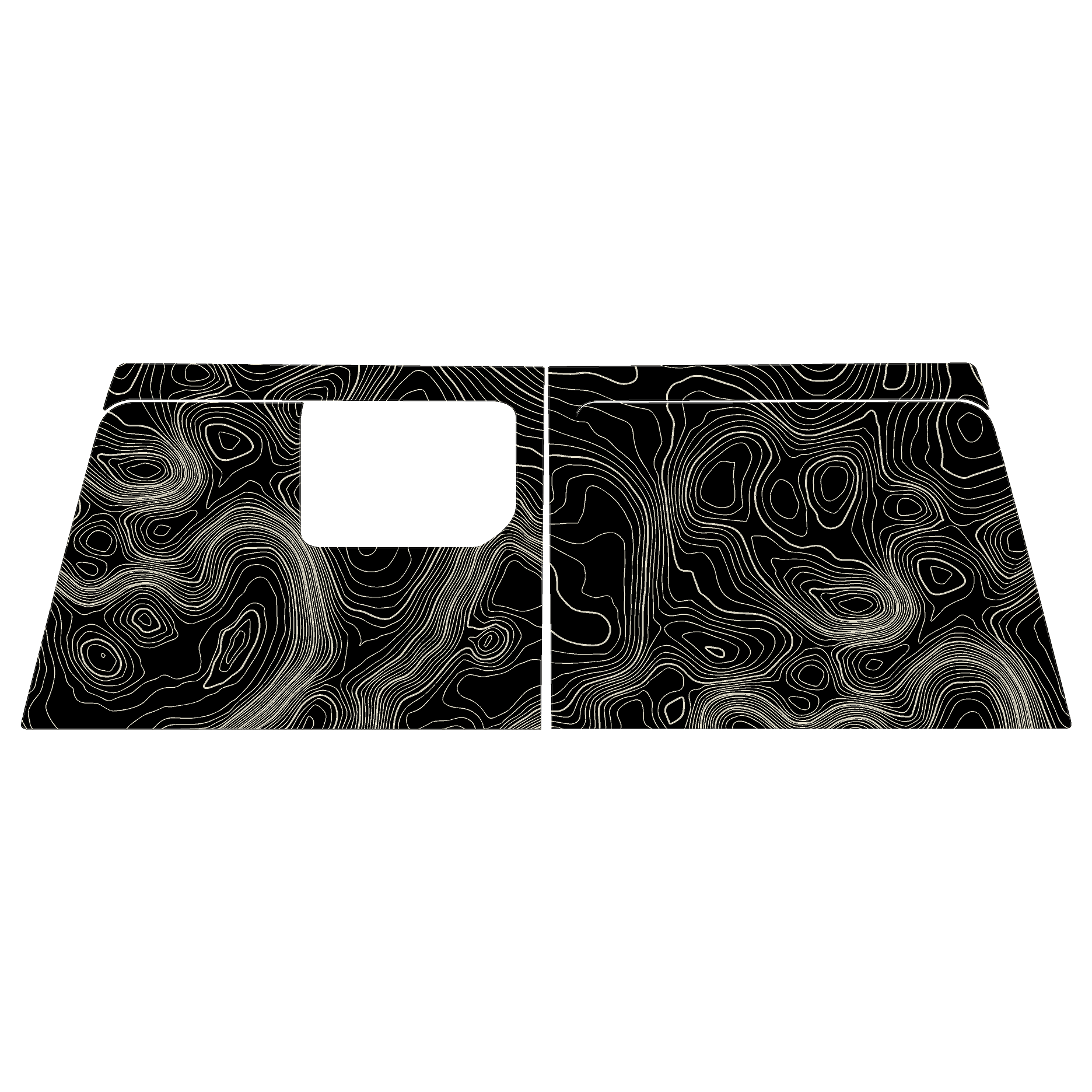 Topo Cargo Area Overlay Kit Part 1 (Printed Series) - 2021+ Bronco 4 Door