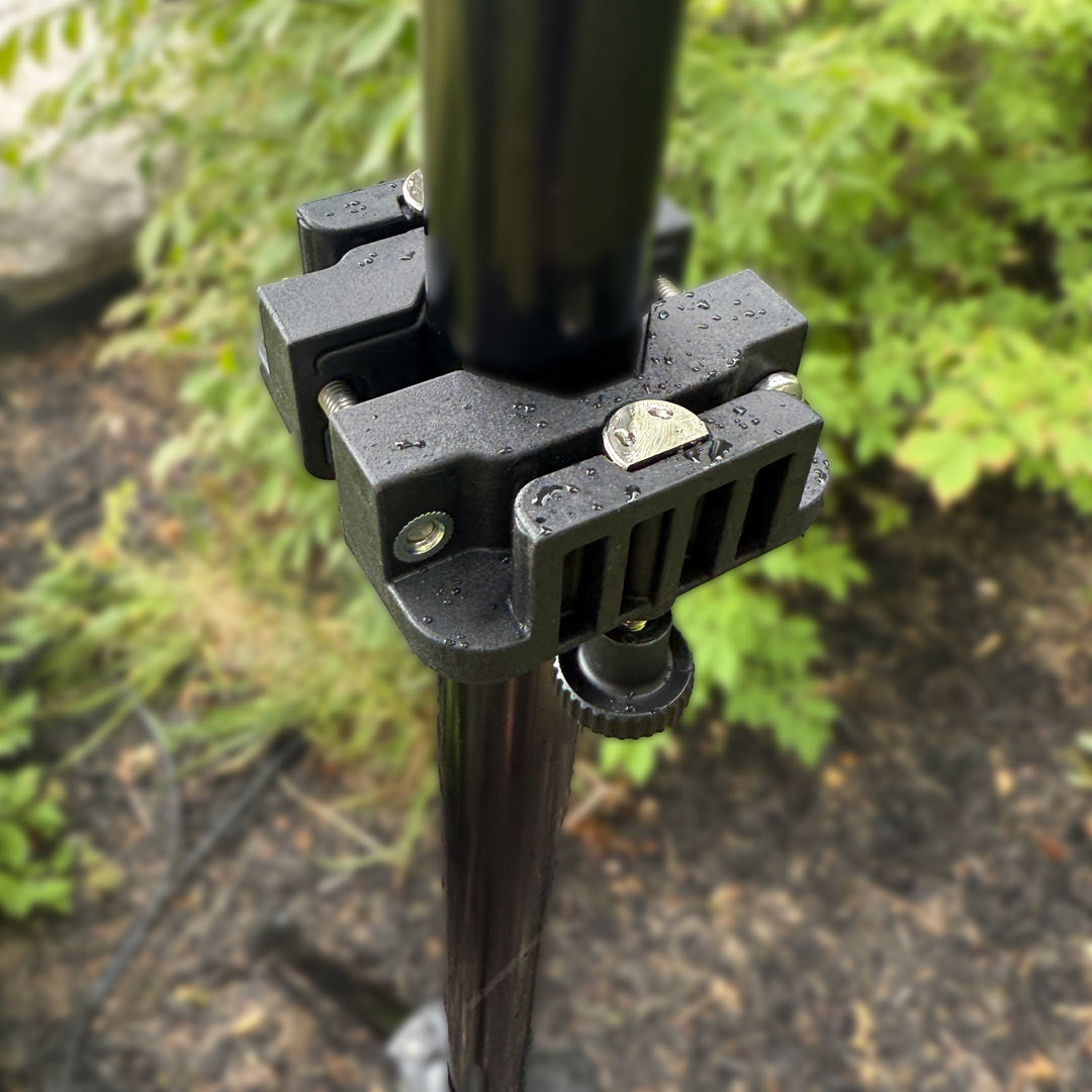 Devos-outpost-table-hub-assemply-on-lightranger-2000-pole - NVMOS