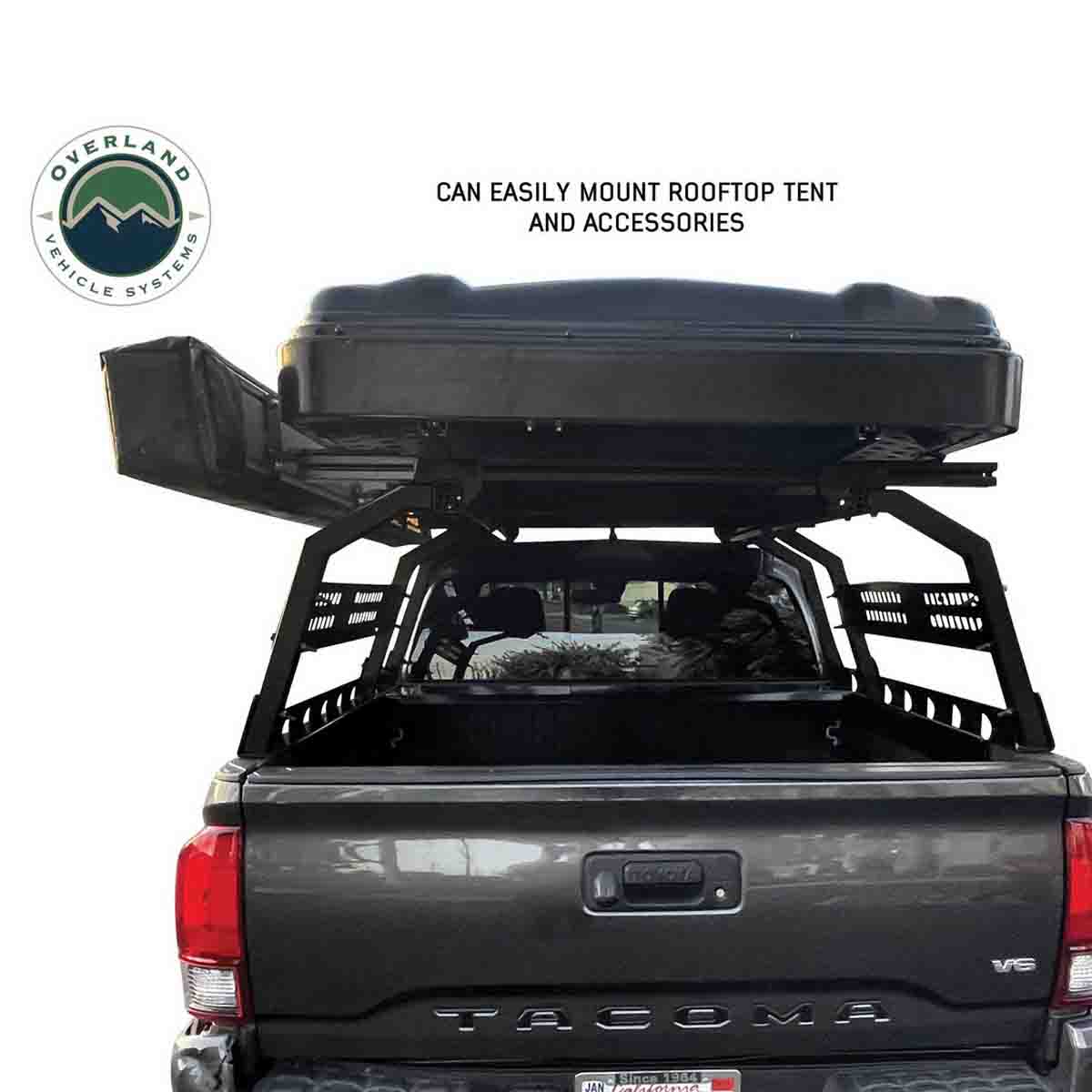 Overland Vehicle Systems Discovery bed rack for mid size short bed trucks - view 6