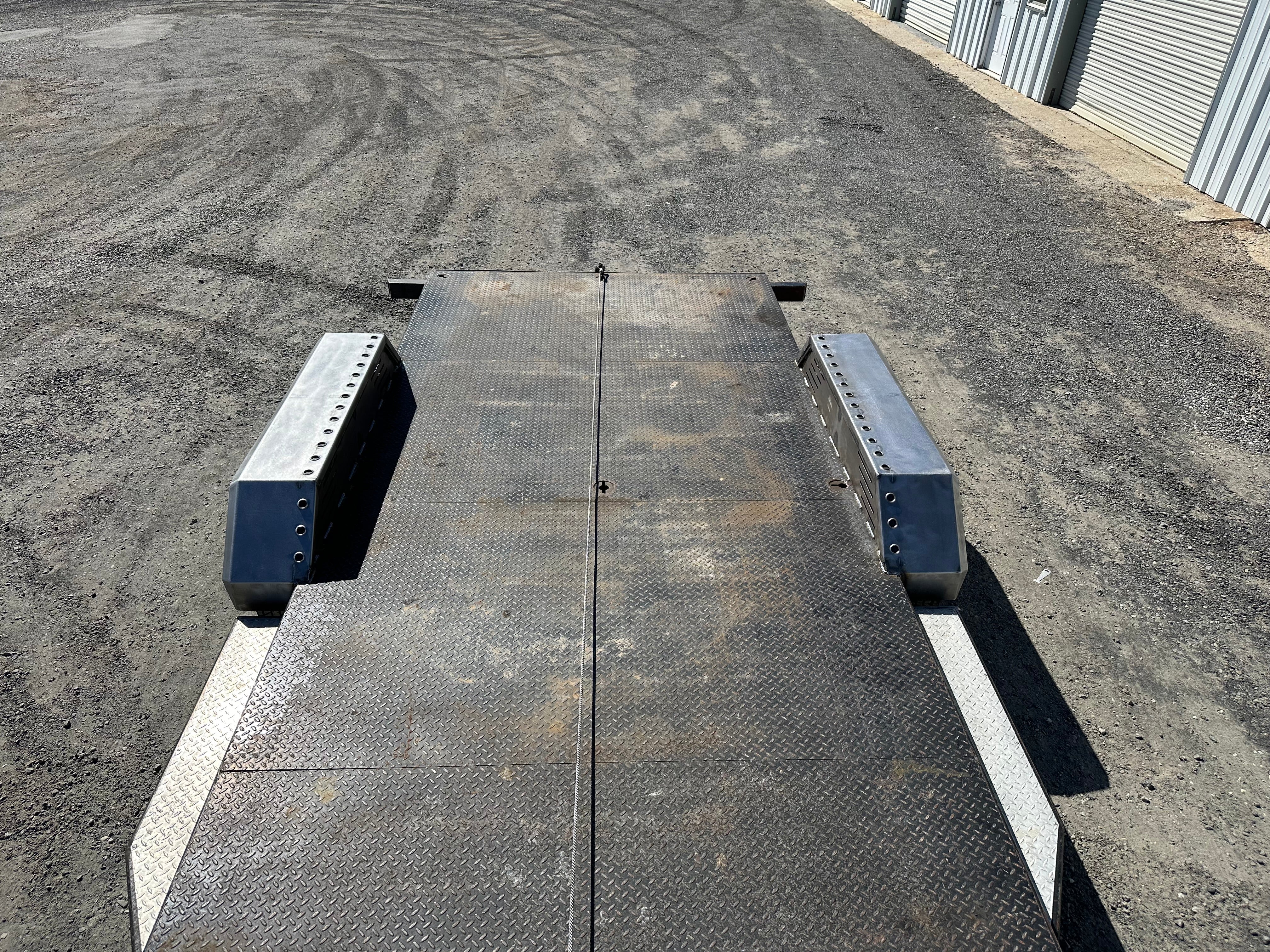 Heavy Duty Weld on DIY Drive Over Trailer Fender Kit Bare Steel - Pair