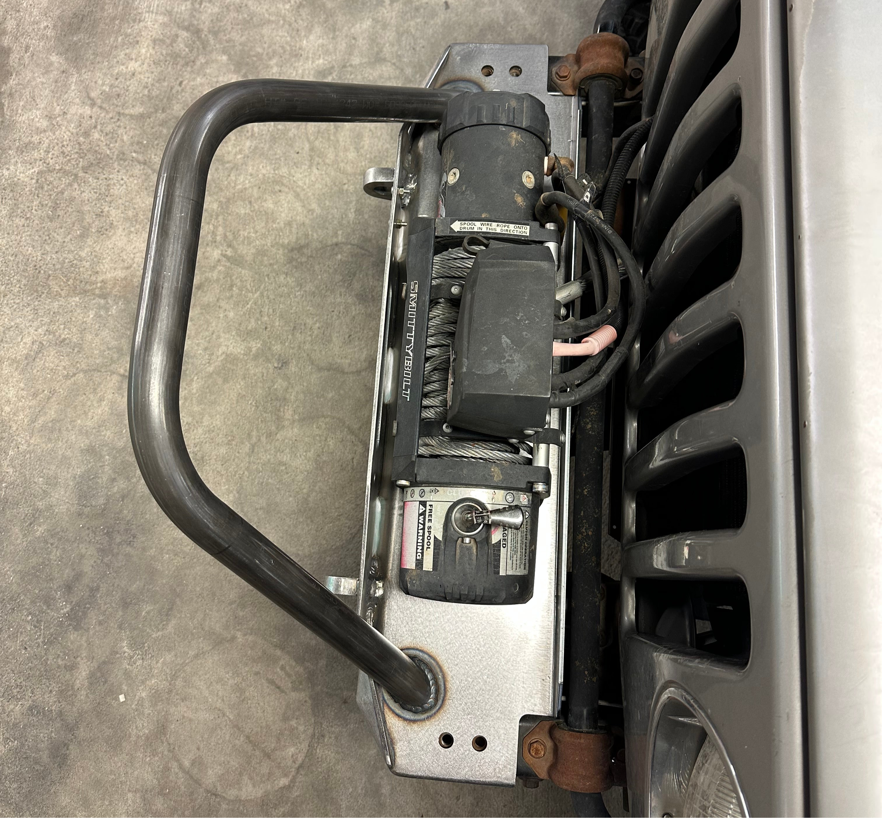 Front Diamond Series Stubby Bumper for Jeep TJ Wrangler