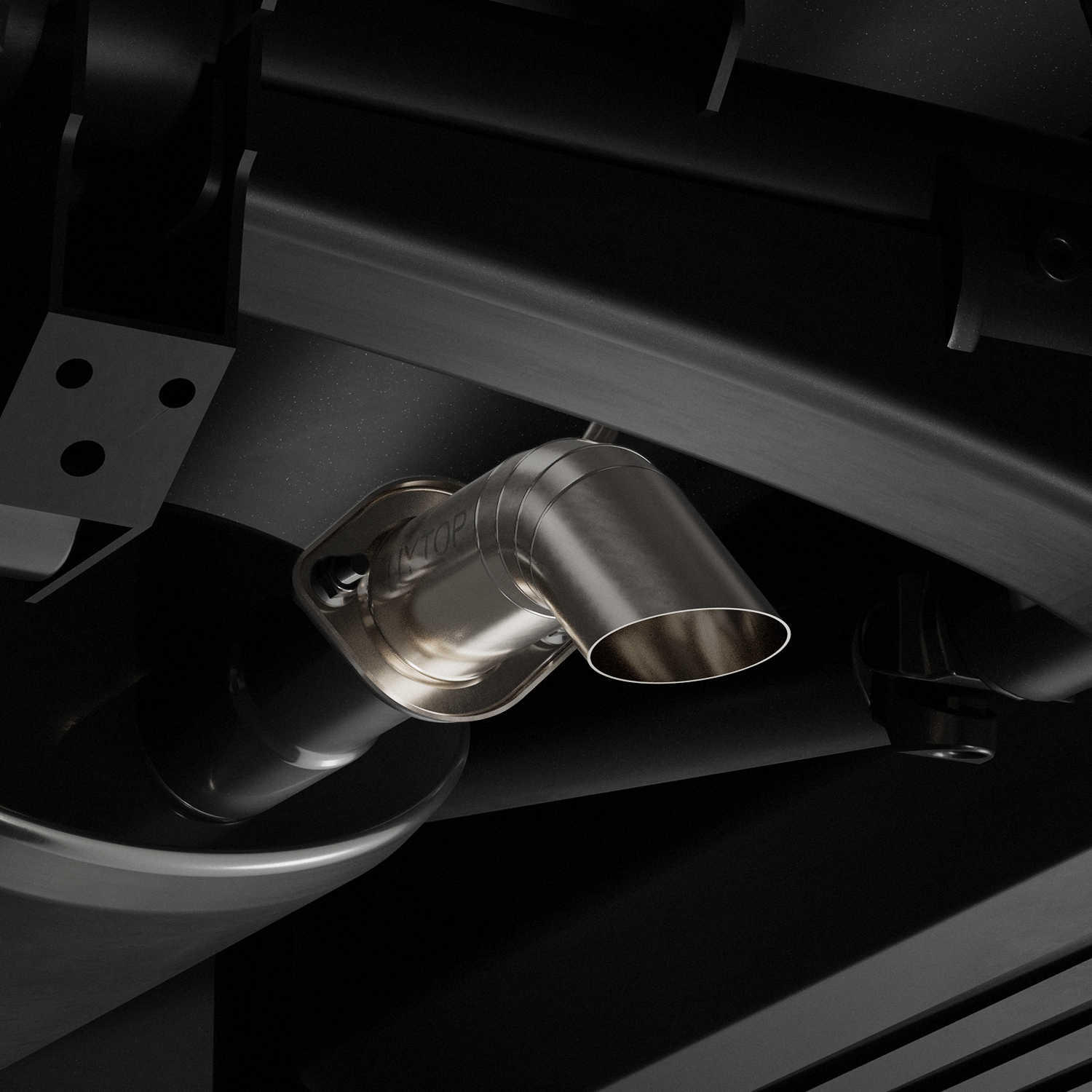 2024-Current Toyota Tacoma Titanium Axle Dump Exhaust Tip