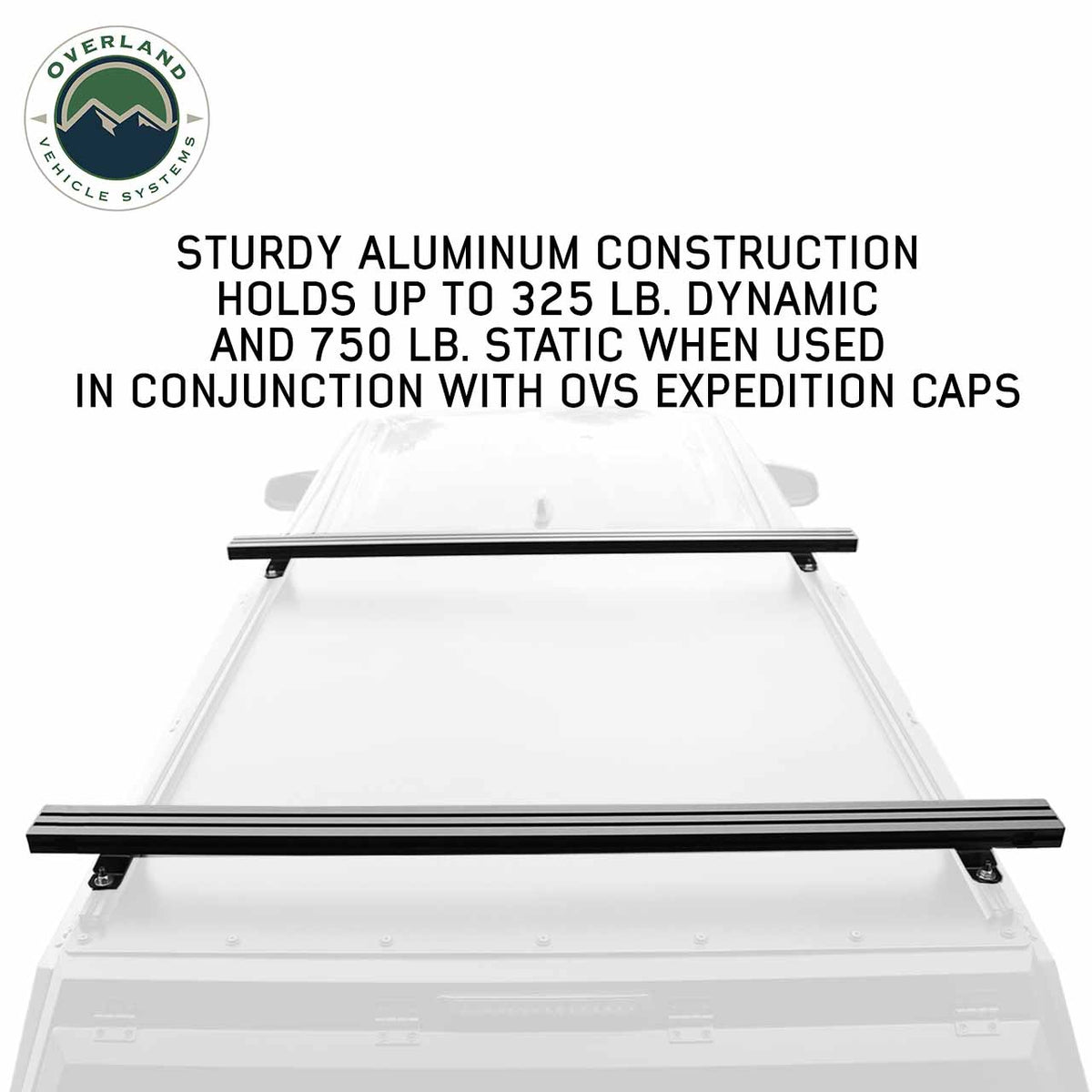 OVS Expedition truck cap crossbars 51.25 in. pair - view 2