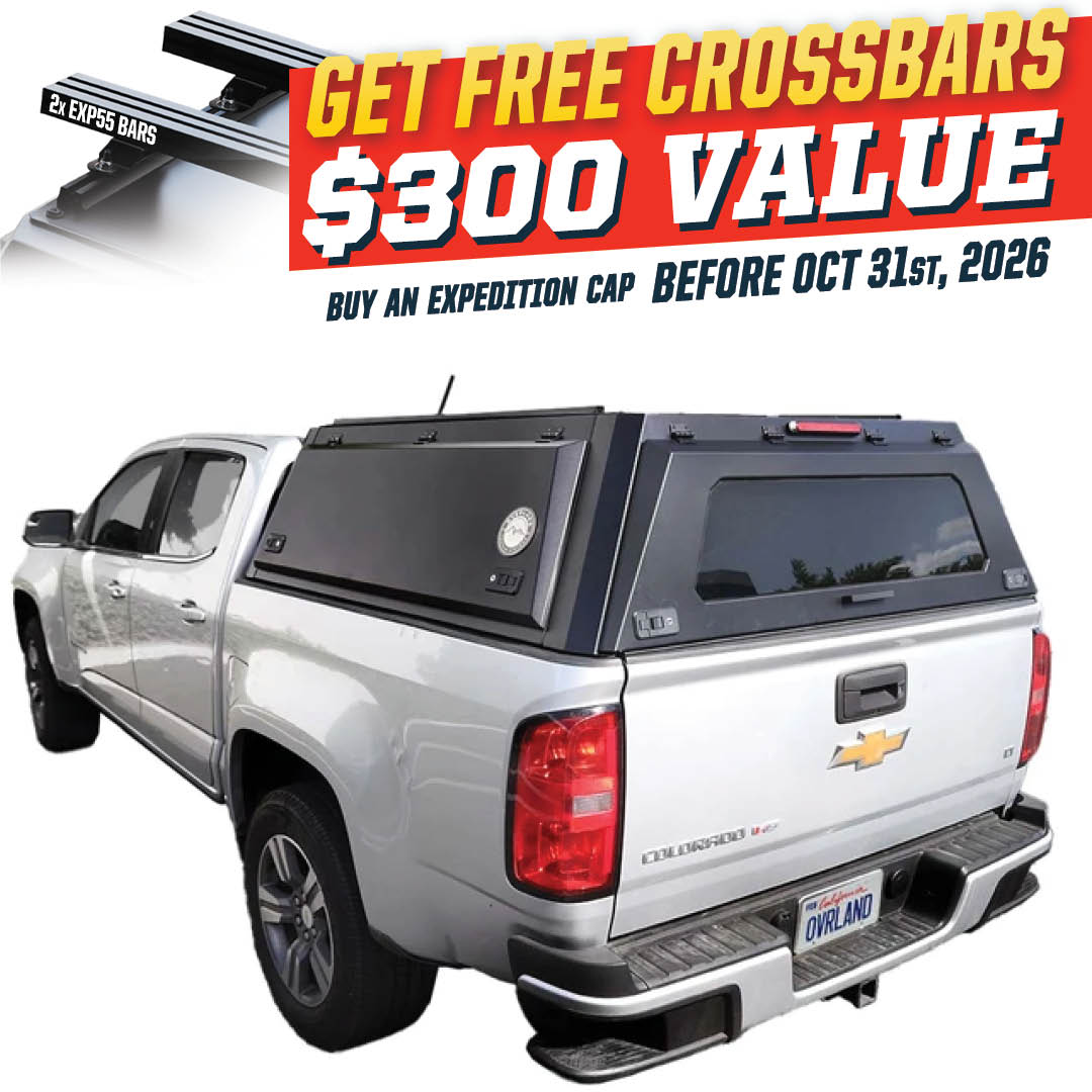OVS Expedition PRO stainless steel truck cap for 2015-2022 Chevy Colorado / GMC Canyon 5 ft bed