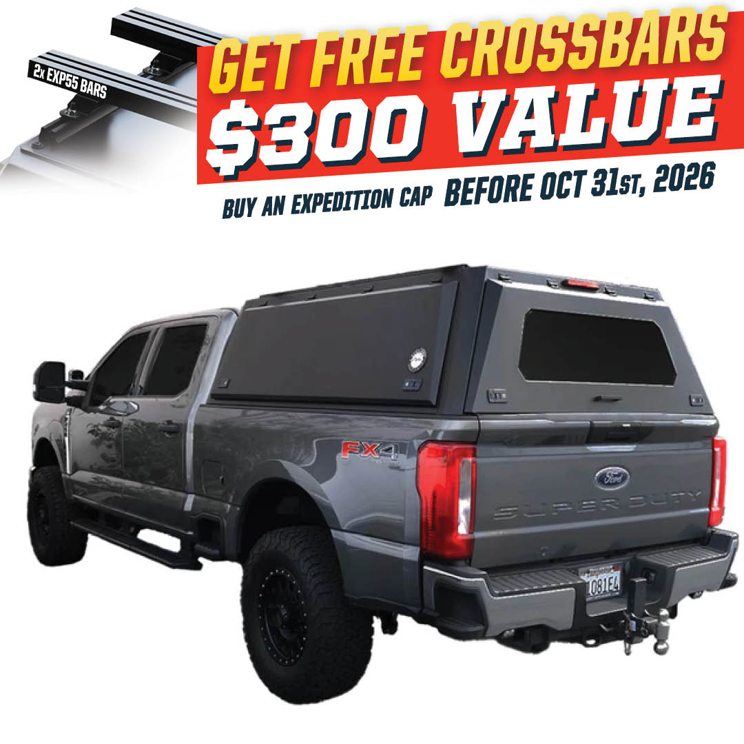 OVS Expedition PRO stainless steel truck cap for 2023-2027 Ford F-250 / F-350 Super Duty 6.8 ft bed