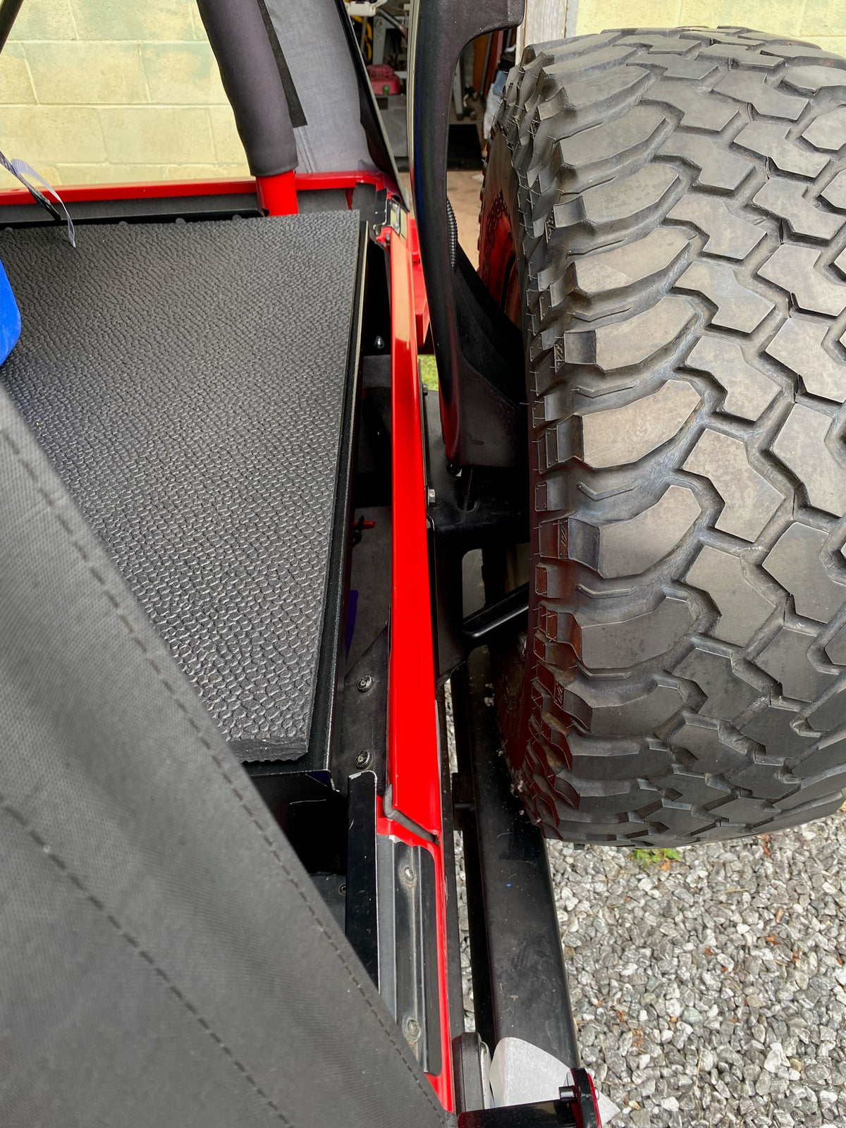 Diabolical Inc Ridgeback for Jeep Wrangler TJ installed