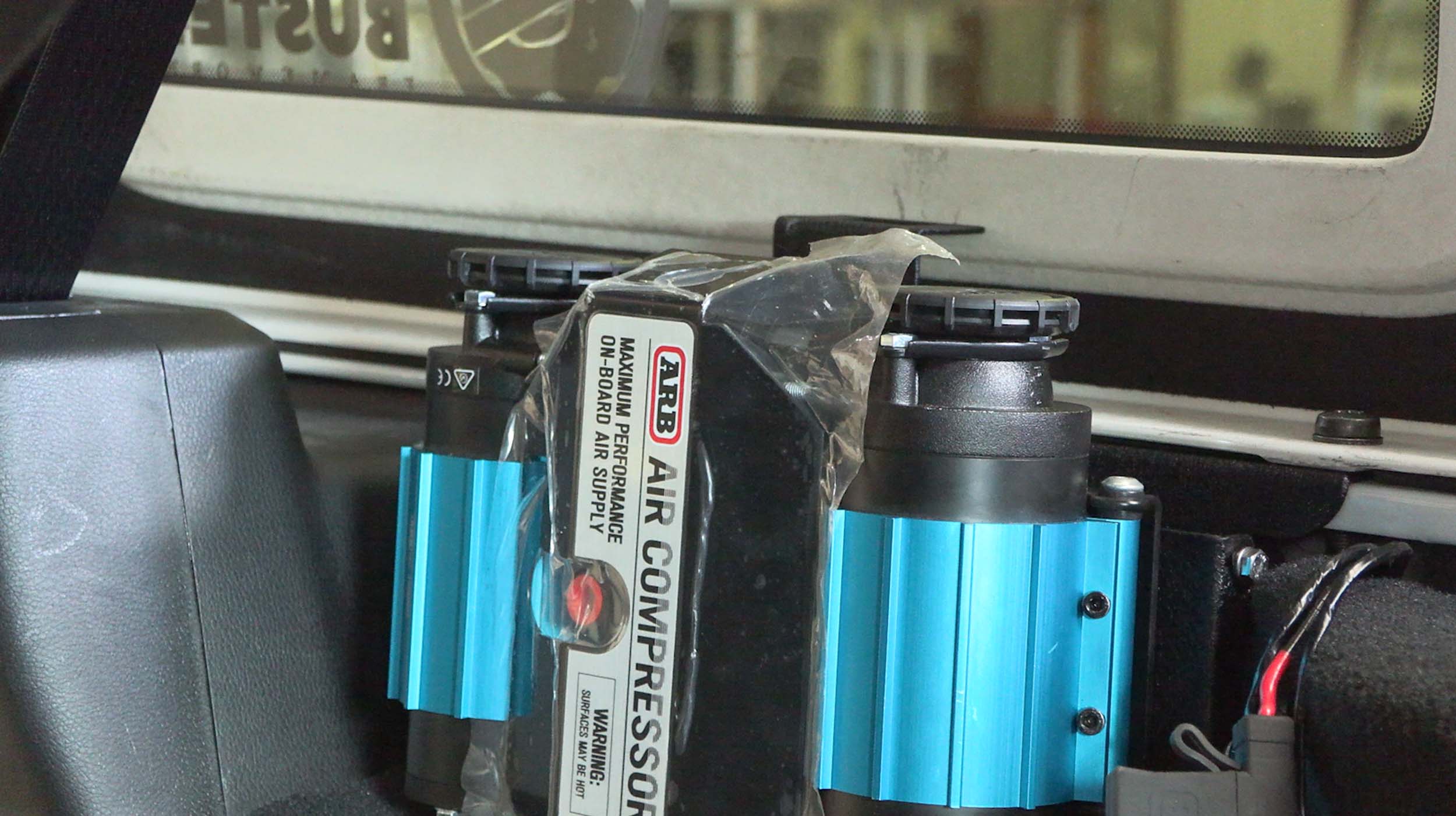 Fishbone Offroad Rear Trunk Compressor Mount for 2018 & Up Jeep Wrangler Unlimited (ARB/VIAIR) FB25464