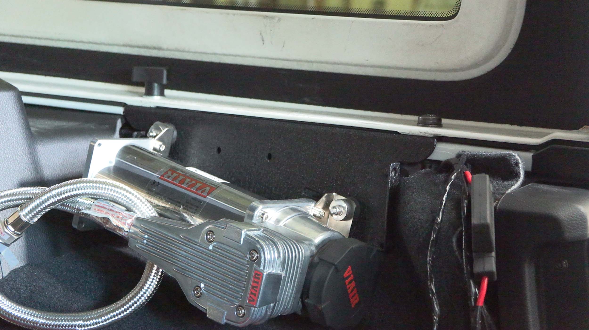 Fishbone Offroad Rear Trunk Compressor Mount for 2018 & Up Jeep Wrangler Unlimited (ARB/VIAIR) FB25464