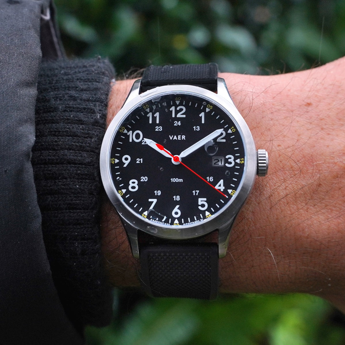 VAER C5 Field Black Watch - Solar - 40mm USA