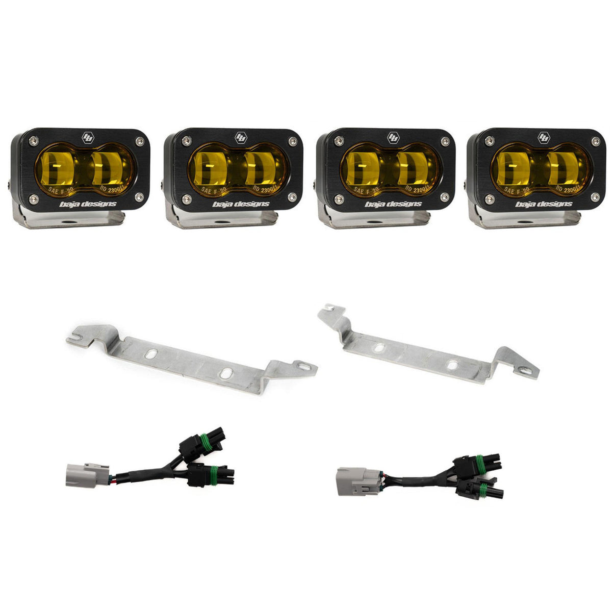 Baja Designs S2 SAE OEM Fog Light Replacement Kit - 2025-2026 Toyota 4Runner Pro/Trailhunter