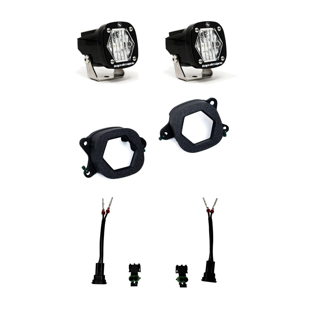 Baja Designs S1 Fog Pocket Light Kit - Ford 2024-2026 Ranger Raptor