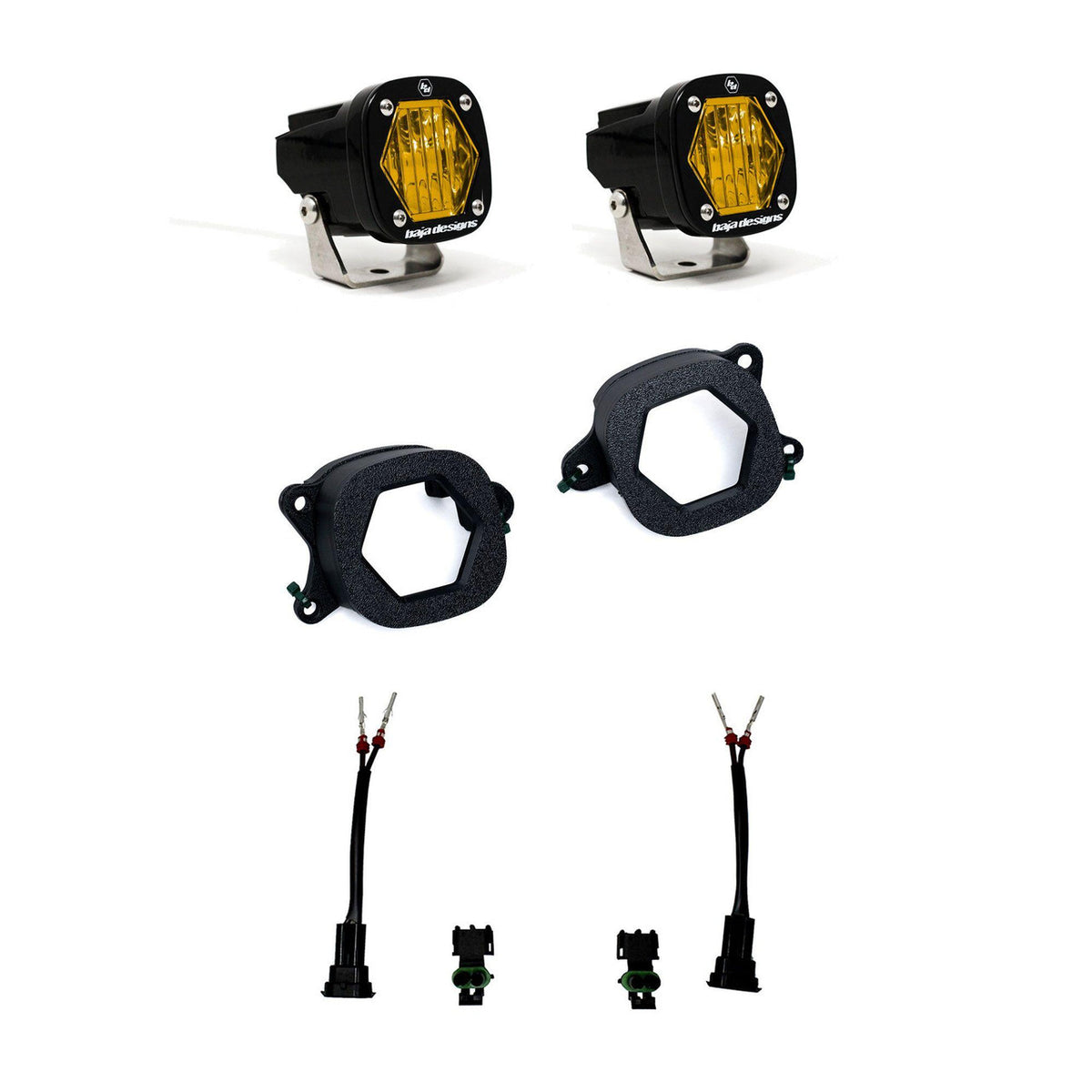 Baja Designs S1 Fog Pocket Light Kit - Ford 2024-2026 Ranger Raptor