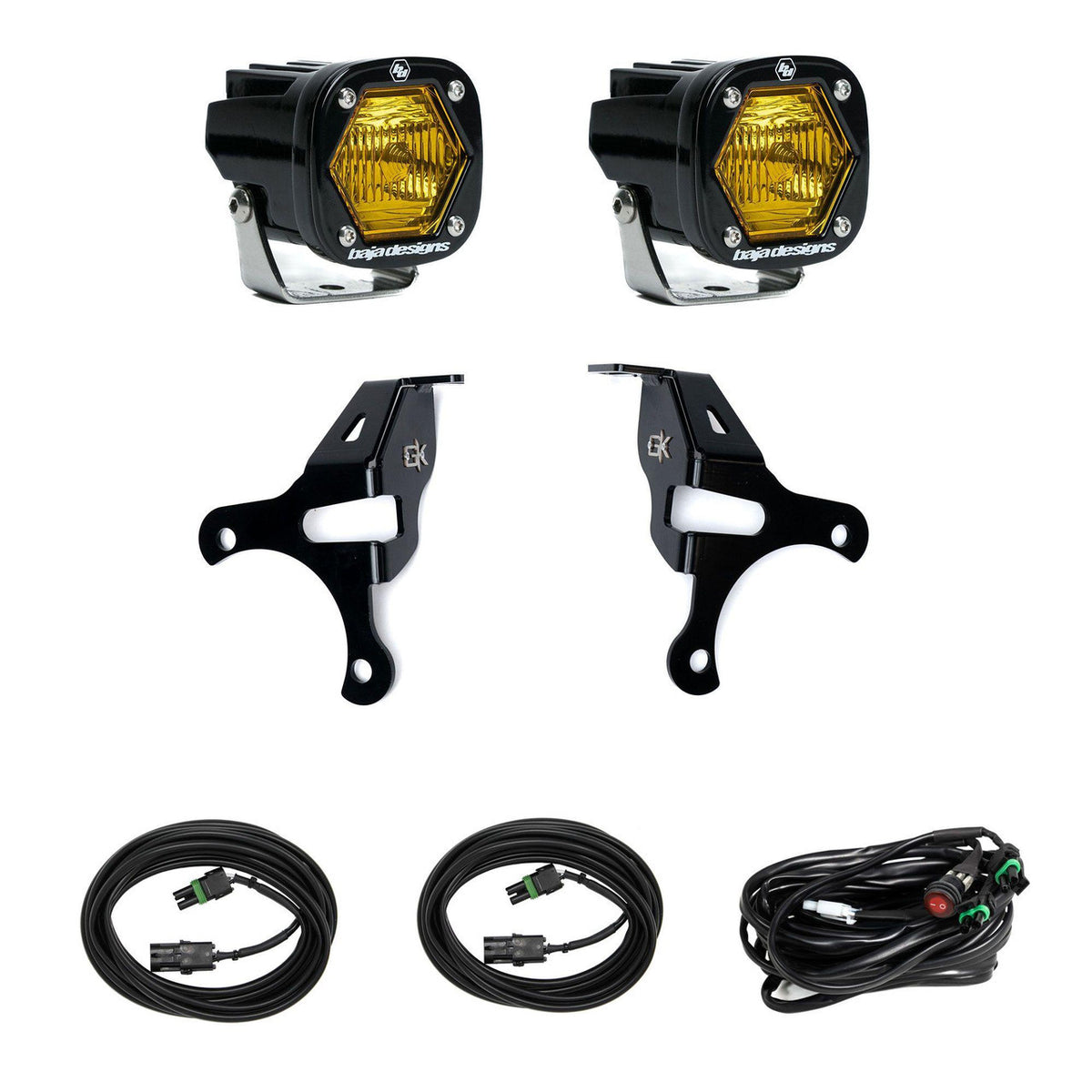 Baja Designs S1 Knuckle Pods Light Kit - Jeep 2018-2026 JL Wrangler/JT Gladiator
