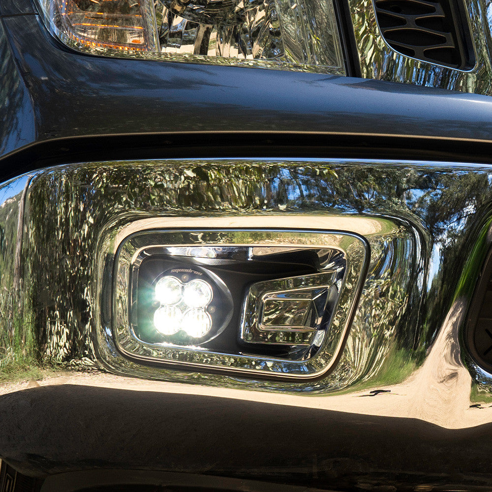 Baja Designs Squadron-R Sport fog pocket light kit for Nissan Titan 2016-2019