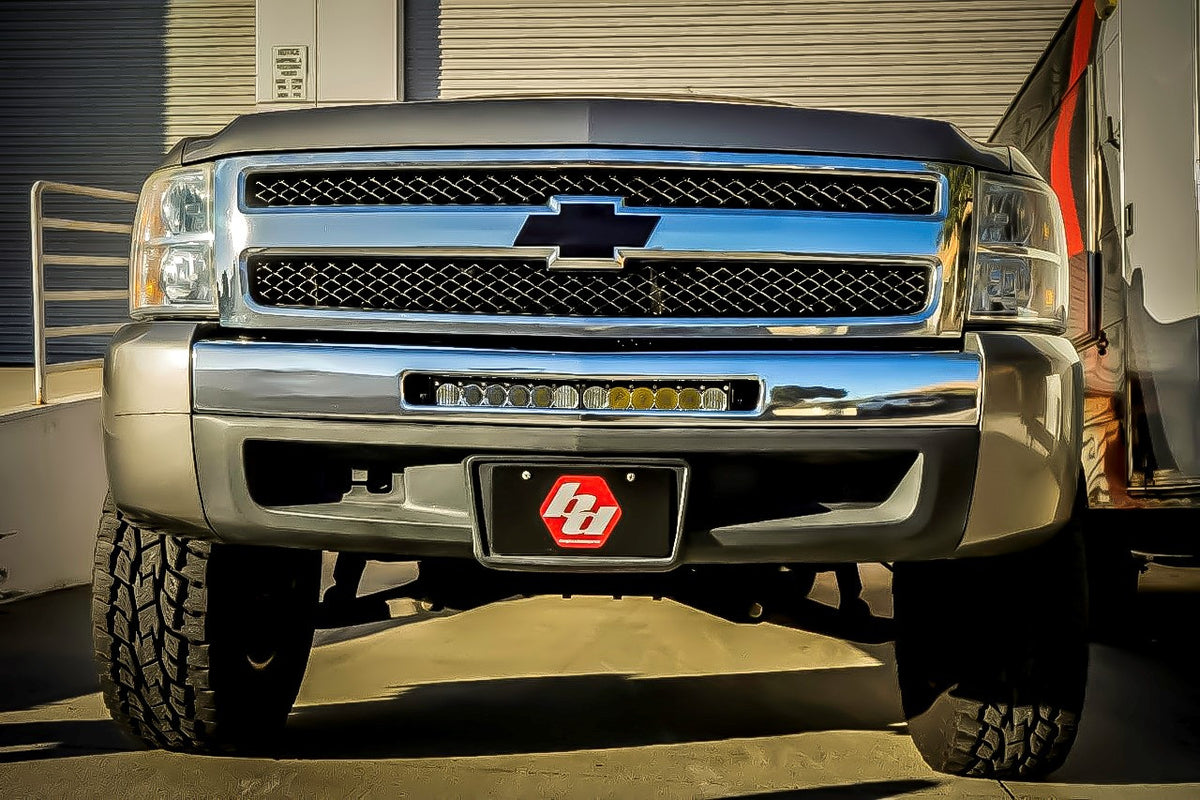 Baja Designs OnX6+ 20 inch bumper light bar kit for Chevy GMC Silverado Sierra 2007-2013
