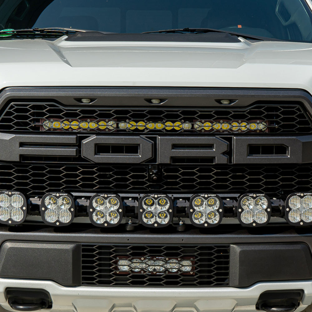Baja Designs Ford S8 30 Inch Grille Upper Light Bar Kit - Ford 2017-20 F-150; NOTE: Raptor
