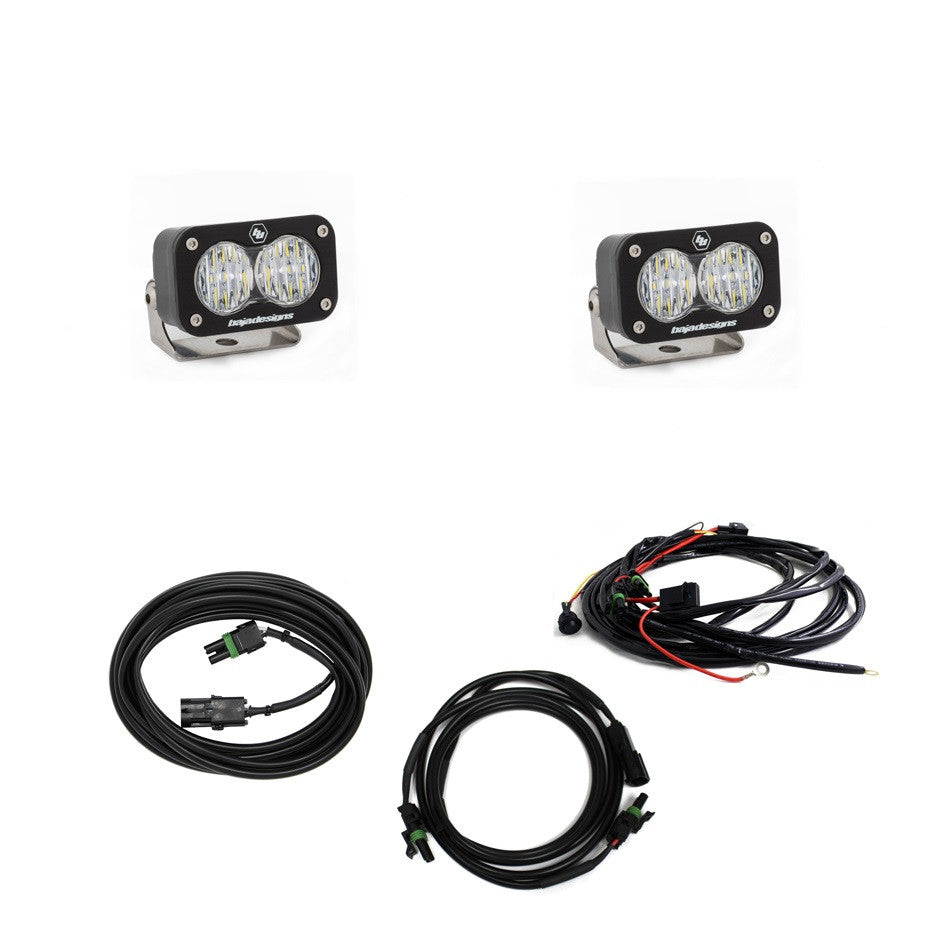 Baja Designs Jeep JL S2 Sport Dual Reverse Light Kit - Jeep 2018-2025 Wrangler JL; NOTE: w/ OE Rubicon, Sahara Bumper