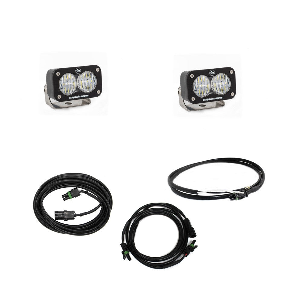 Baja Designs Jeep JL S2 Sport Dual Reverse Light Kit - Jeep 2018-2025 Wrangler JL; NOTE: w/ OE Rubicon, Sahara Bumper