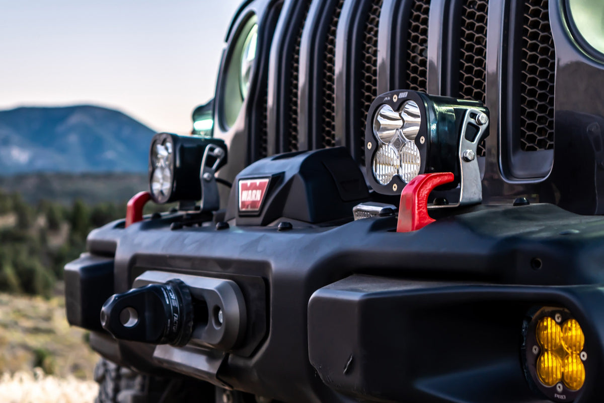Baja Designs Jeep JL/JT XL80 Bumper Light Kit - Jeep 2020-2026 Gladiator; 2018-2026 Wrangler JL; NOTE: w/ OE Steel Bumper