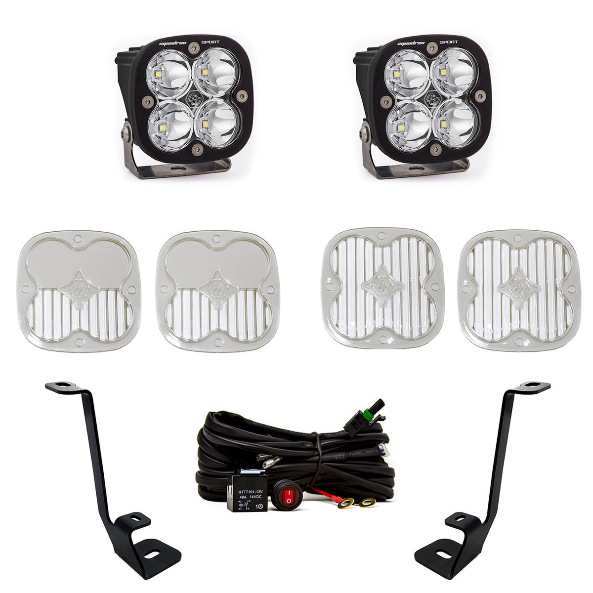 Baja Designs Ford Squadron Sport A-Pillar Light Kit - Ford 2021-23 F-150