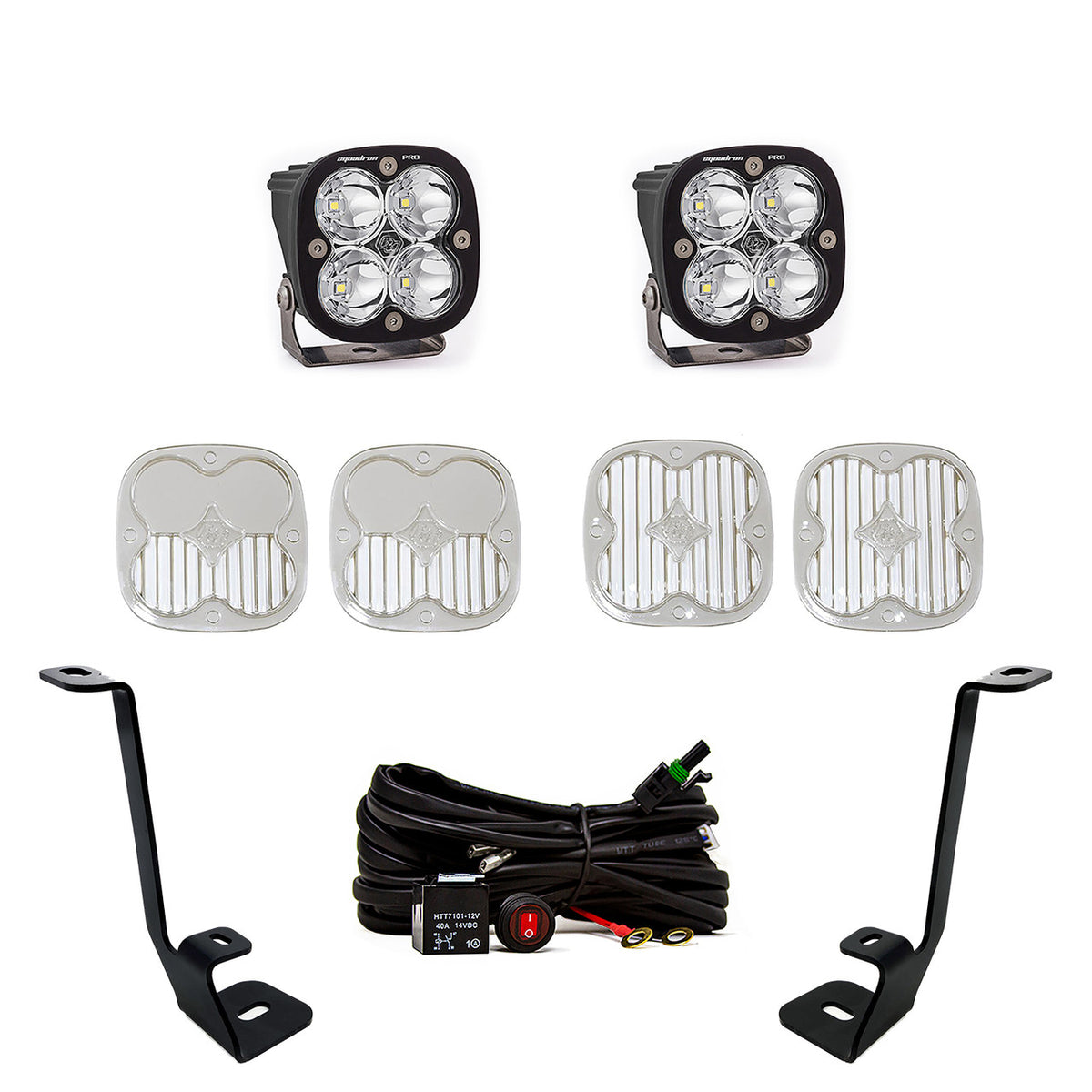 Baja Designs Ford Squadron Pro A-Pillar Light Kit - Ford 2021-23 F-150