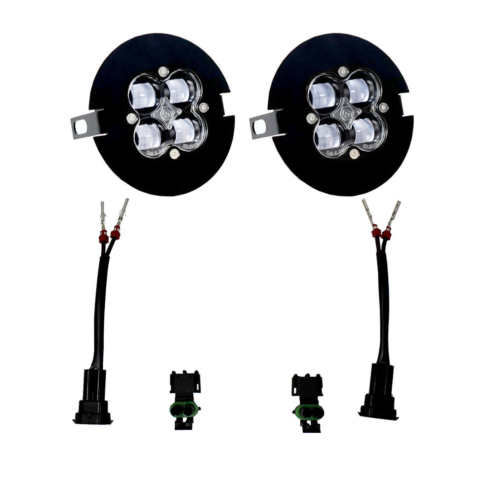 Baja Designs Ford/Toyota Squadron SAE Fog Pocket Light Kit - Ford 2006-14 F-150; Toyota 2005-11 Tacoma; 2007-13 Tundra