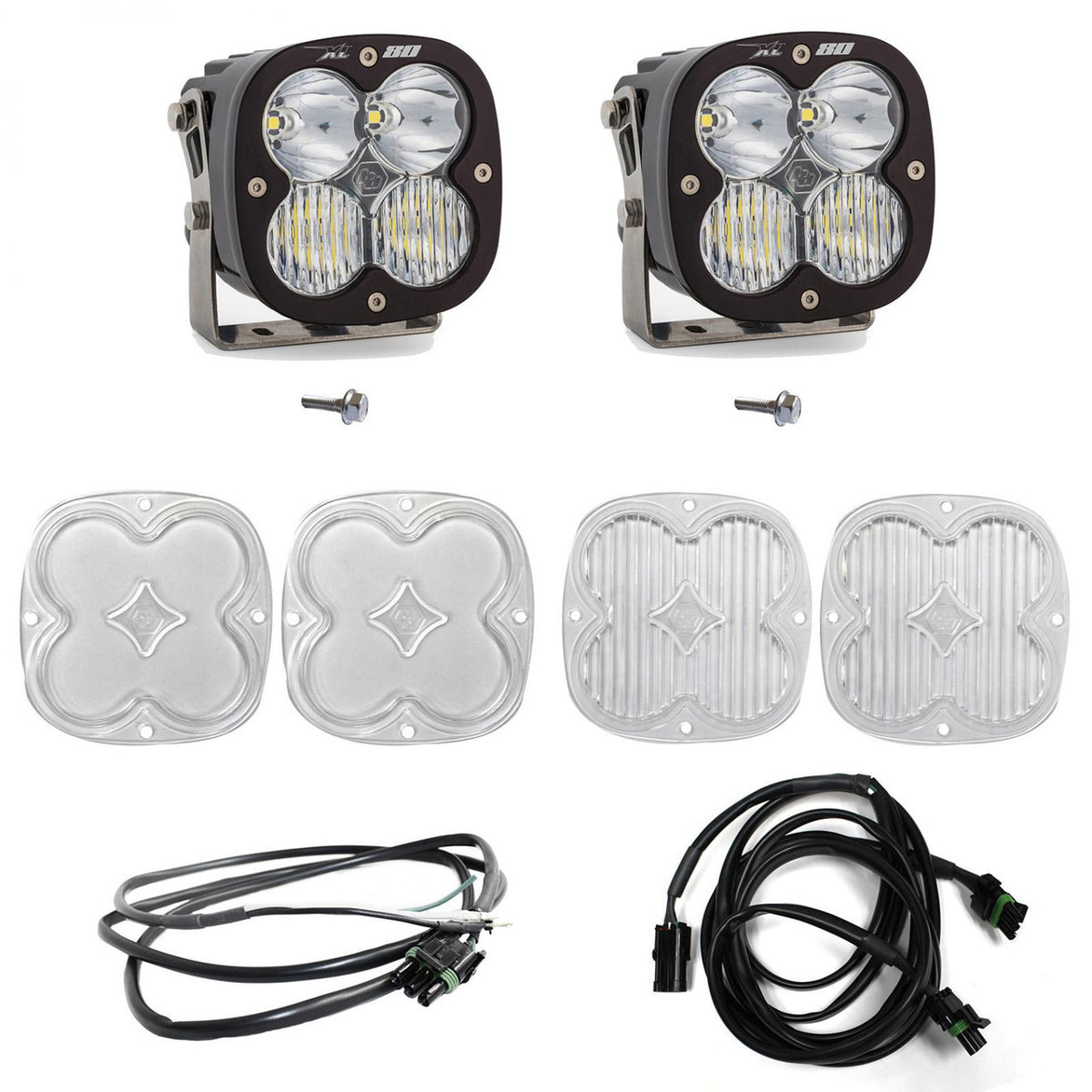 Baja Designs Ford XL80 A-Pillar Light Kit - Ford 2021-2026 Bronco; 2022-2026 Bronco Raptor